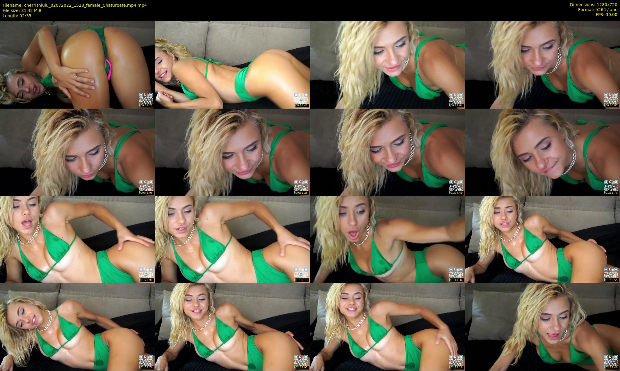 cherrishlulu — 3 minute Chaturbate female cam show recording, 720p, Jul 2, 2022