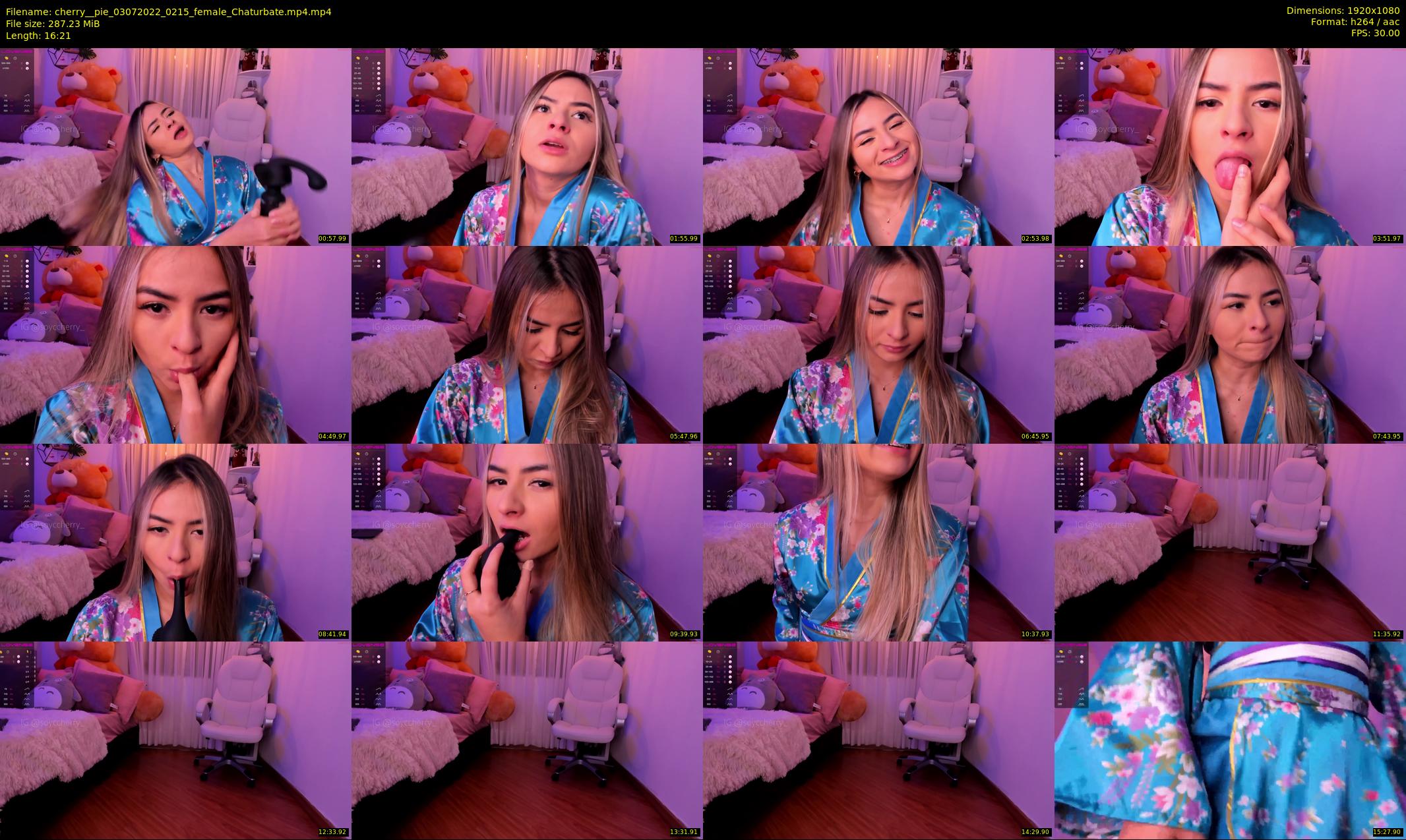 cherry__pie — 17 minute Chaturbate female cam show recording, 1080p, Jul 3, 2022