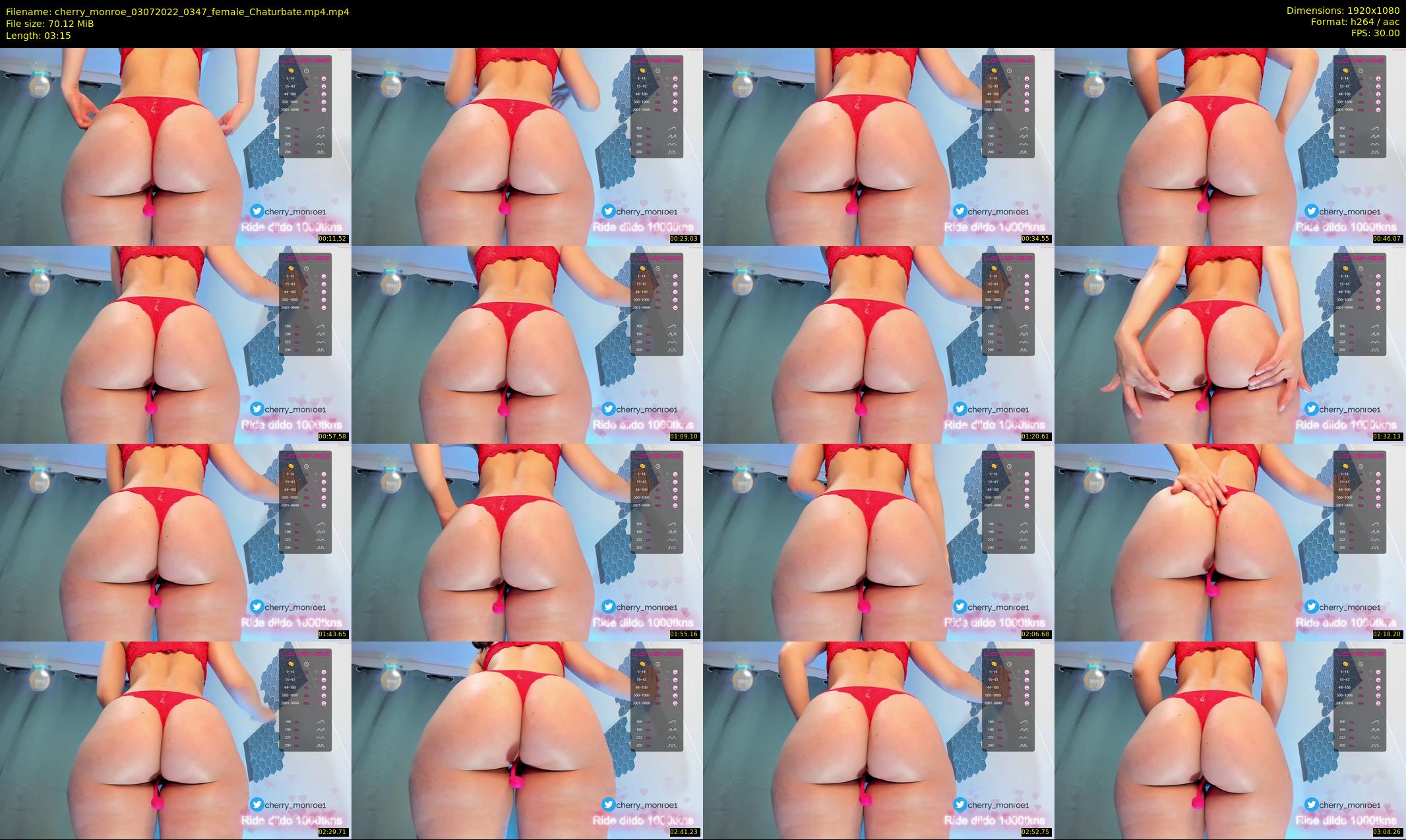 cherry_monroe — 4 minute Chaturbate female cam show recording, 1080p, Jul 3, 2022
