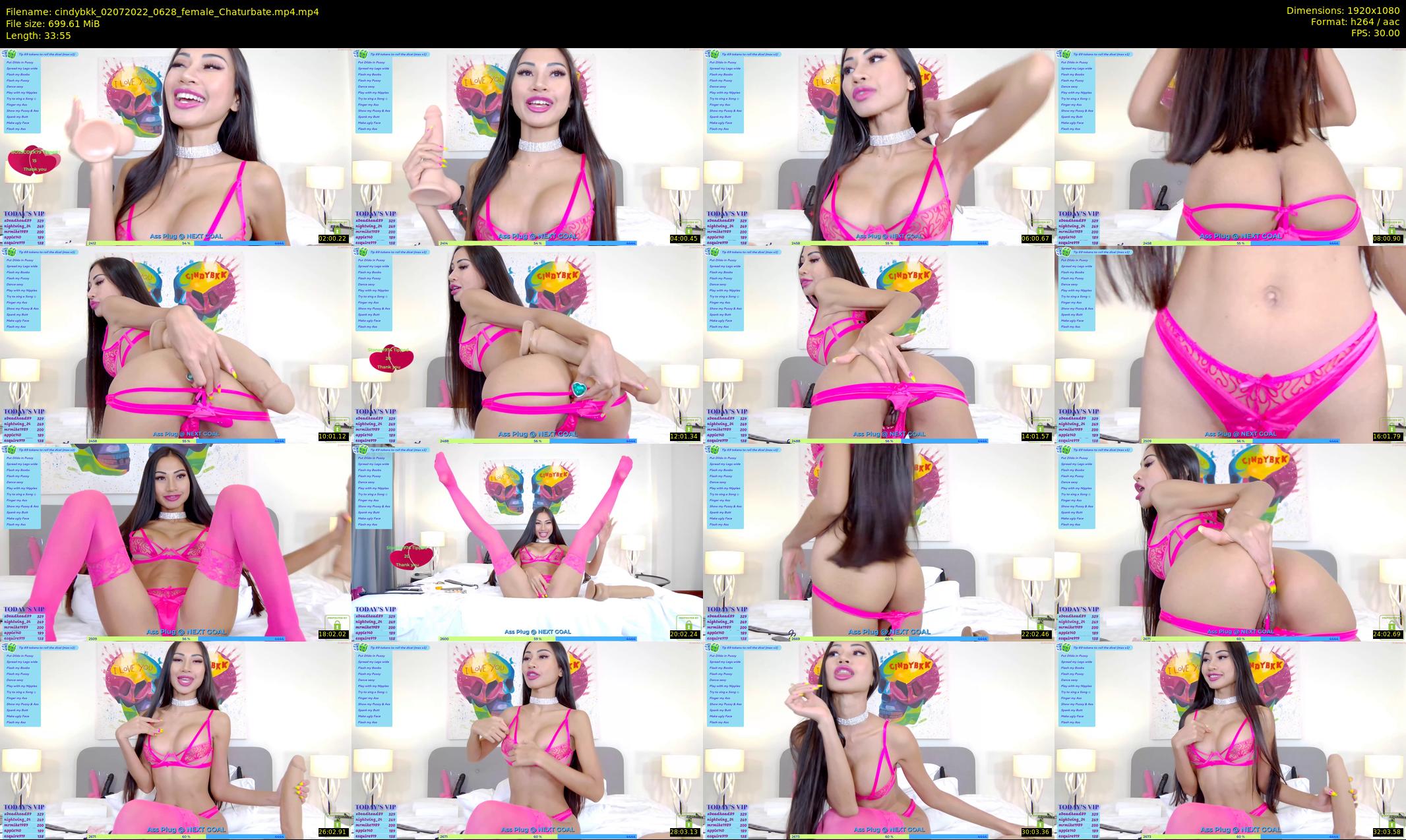 cindybkk — 34 minute Chaturbate female cam show recording, 1080p, Jul 2, 2022