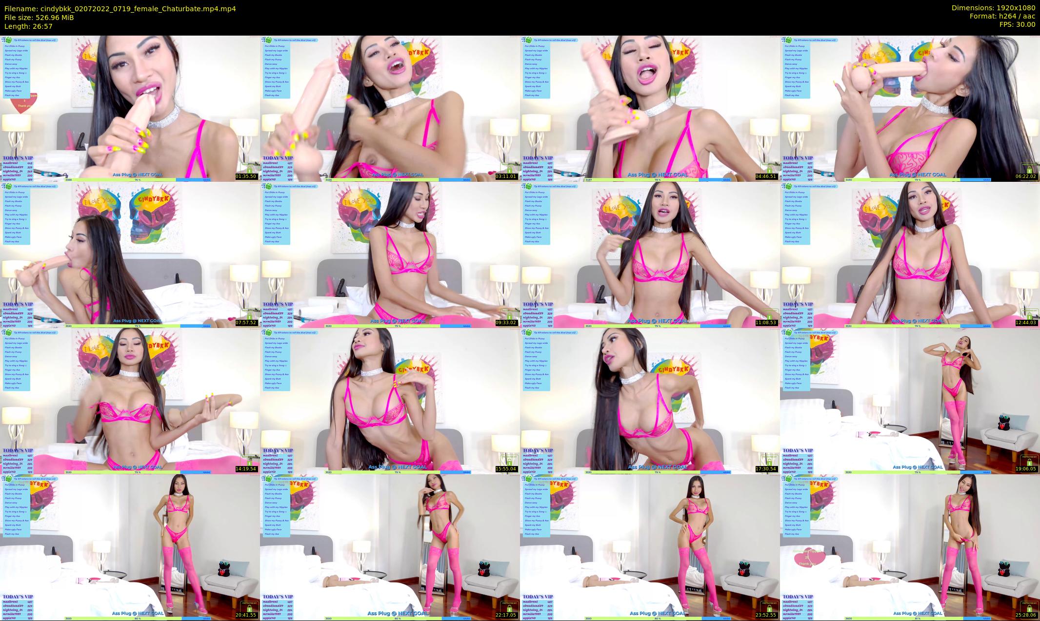 cindybkk — 27 minute Chaturbate female cam show recording, 1080p, Jul 2, 2022
