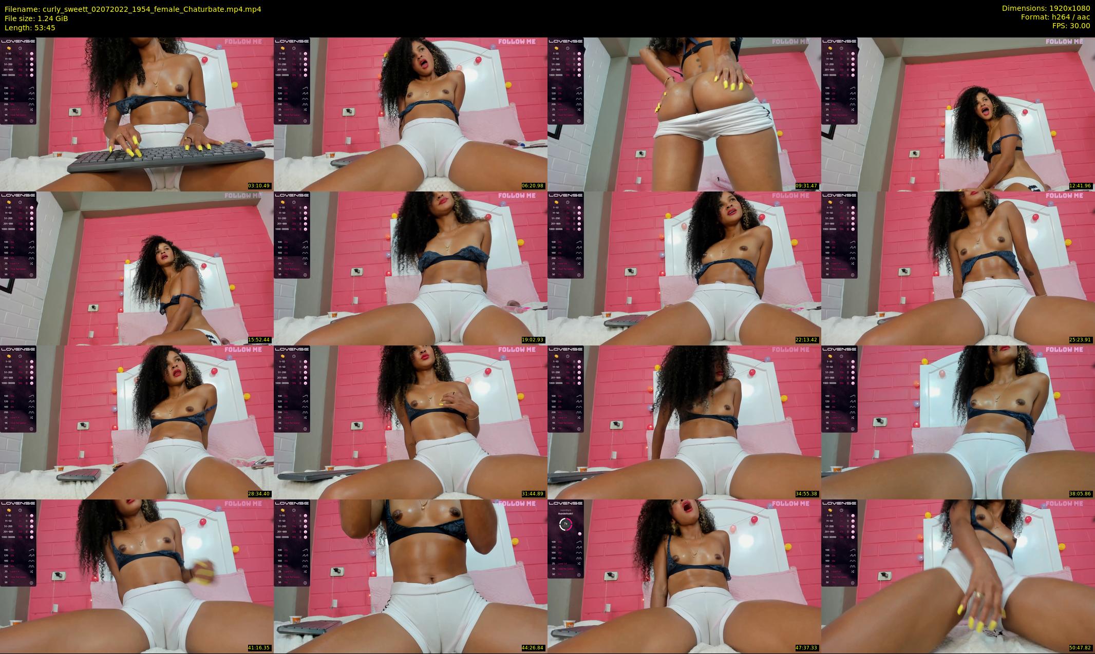 curly_sweett — 54 minute Chaturbate female cam show recording, 1080p, Jul 2, 2022