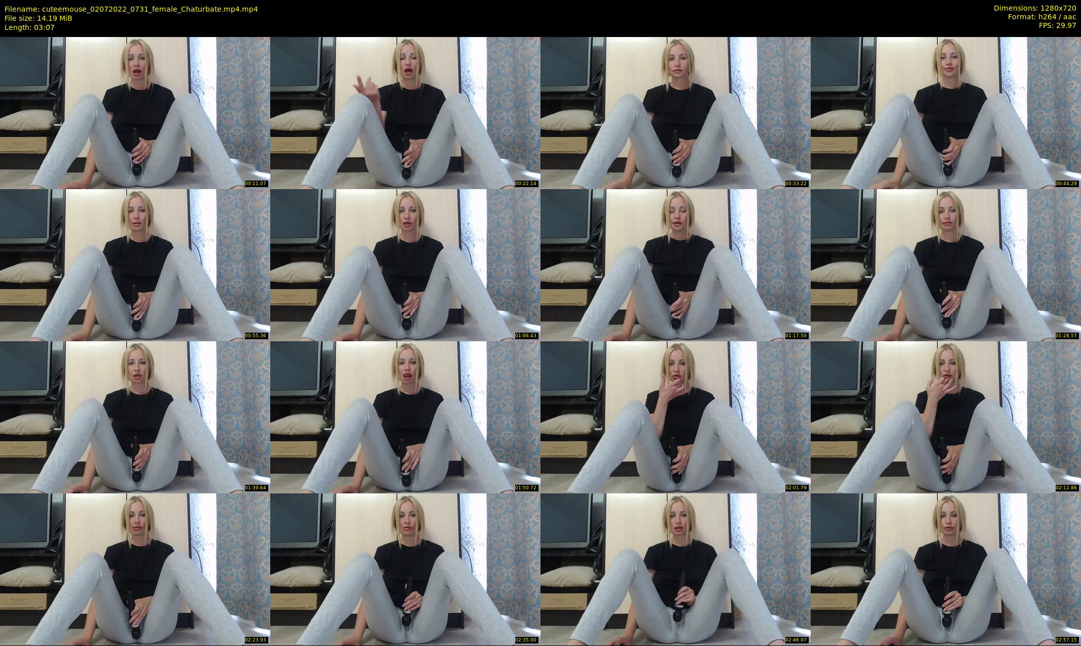 cuteemouse — 4 minute Chaturbate female cam show recording, 720p, Jul 2, 2022