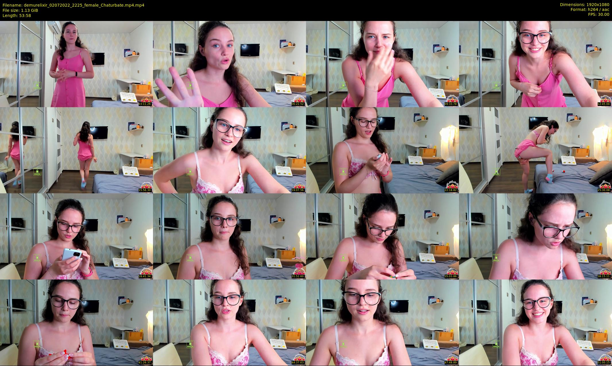 demurelixir — 54 minute Chaturbate female cam show recording, 1080p, Jul 2, 2022