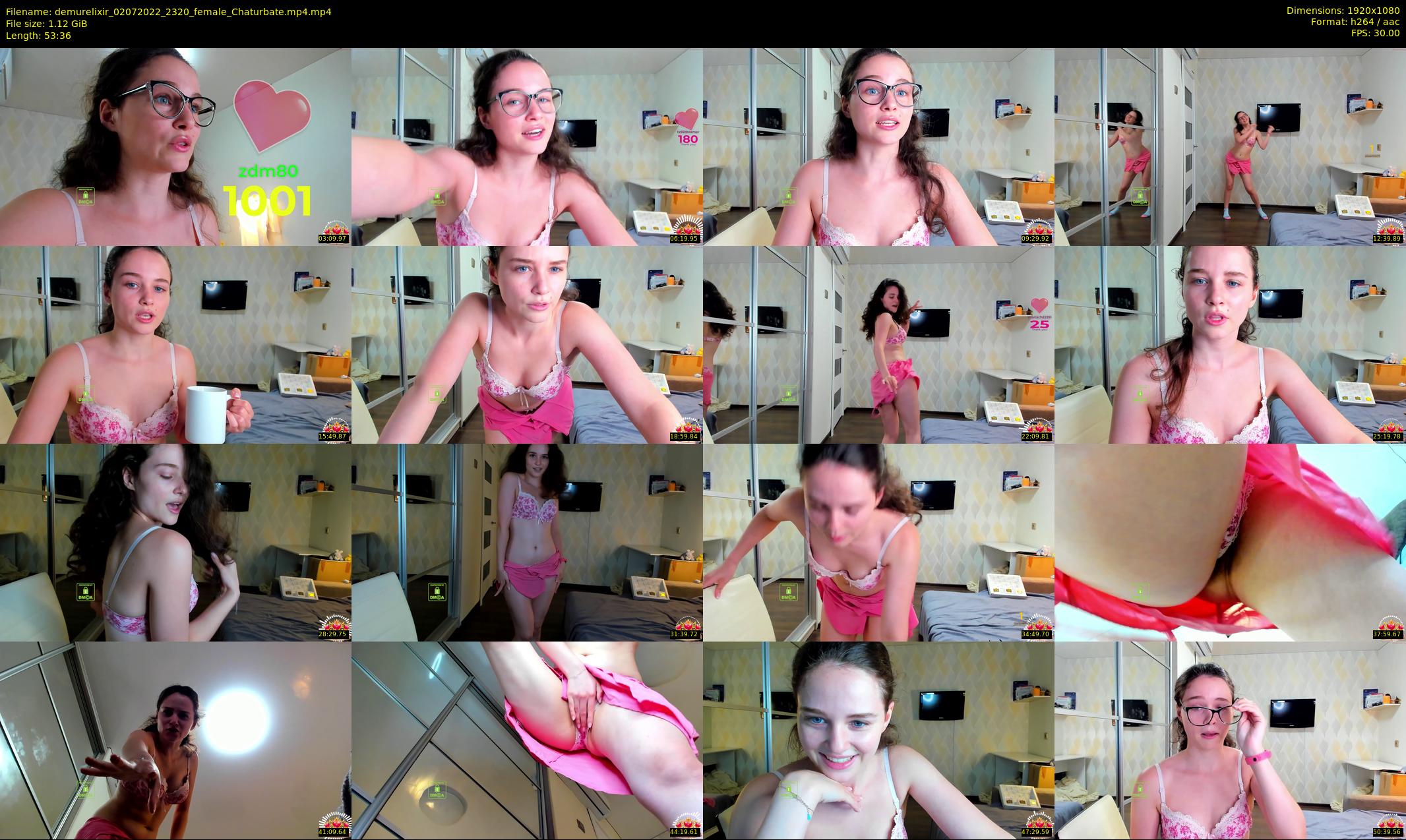 demurelixir — 54 minute Chaturbate female cam show recording, 1080p, Jul 2, 2022