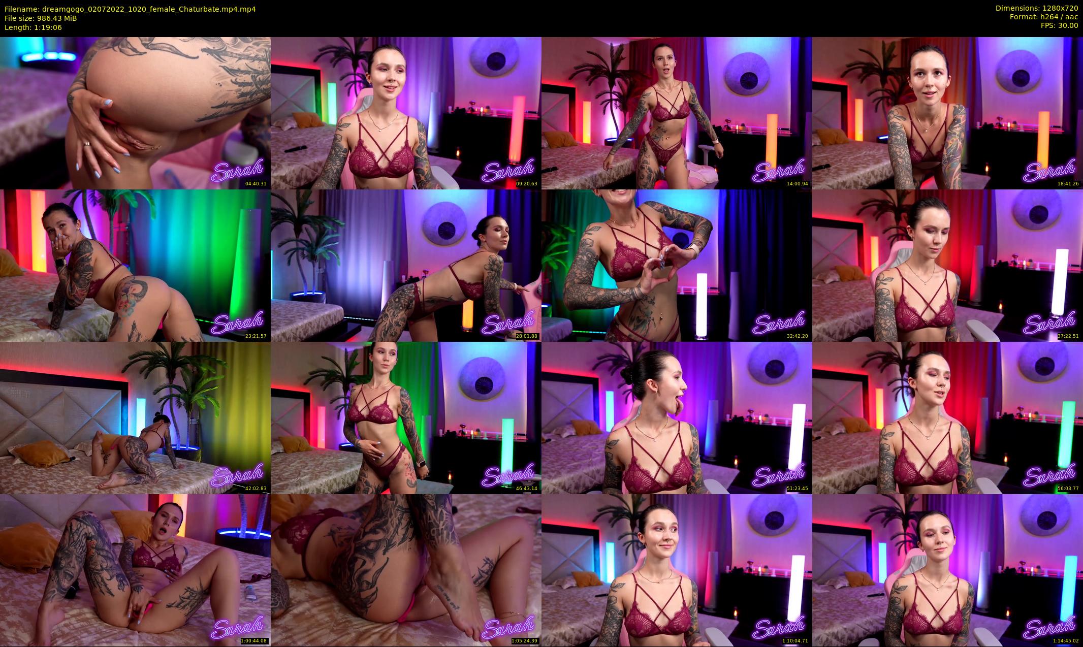 dreamgogo — 80 minute Chaturbate female cam show recording, 720p, Jul 2, 2022