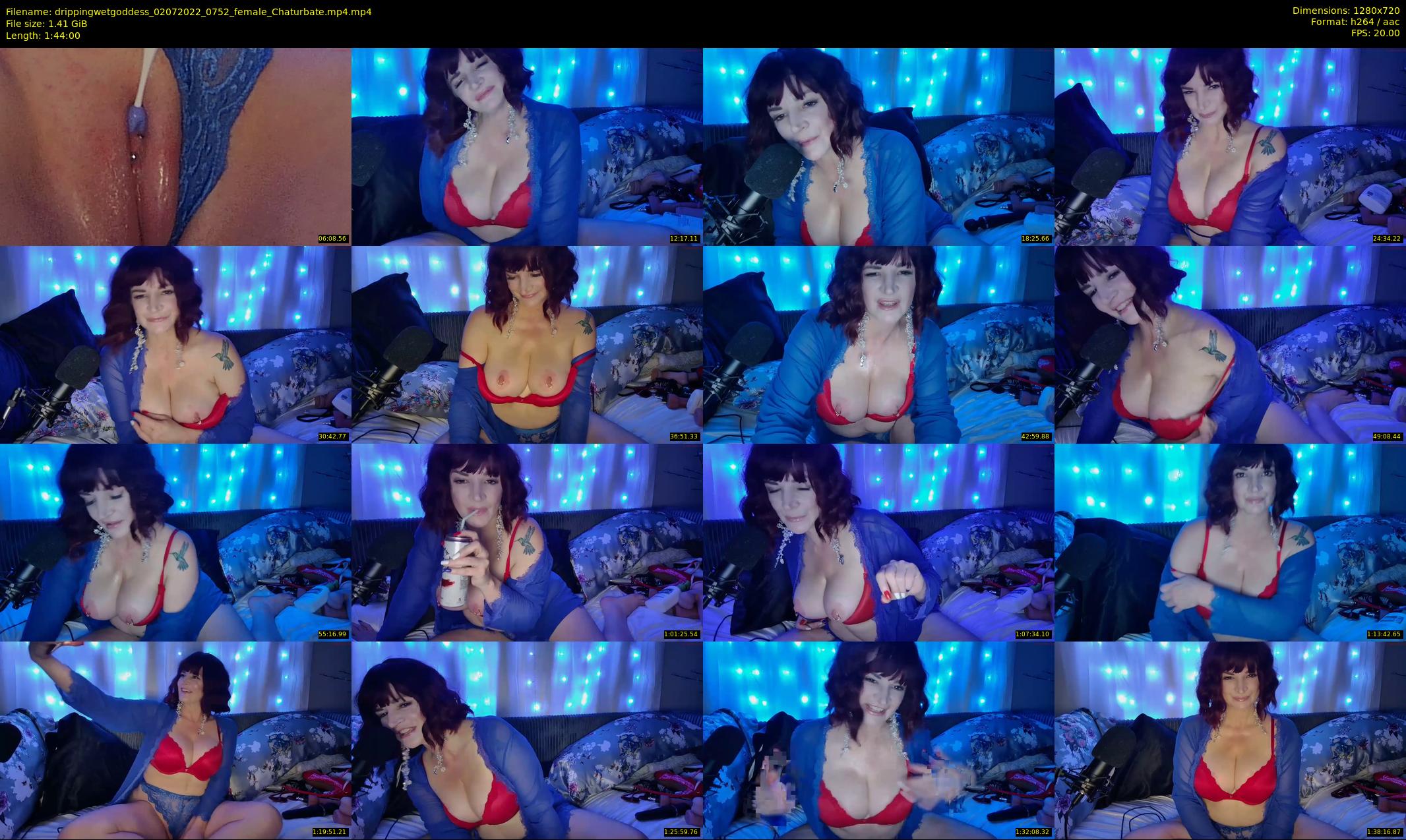 drippingwetgoddess — 104 minute Chaturbate female cam show recording, 720p, Jul 2, 2022