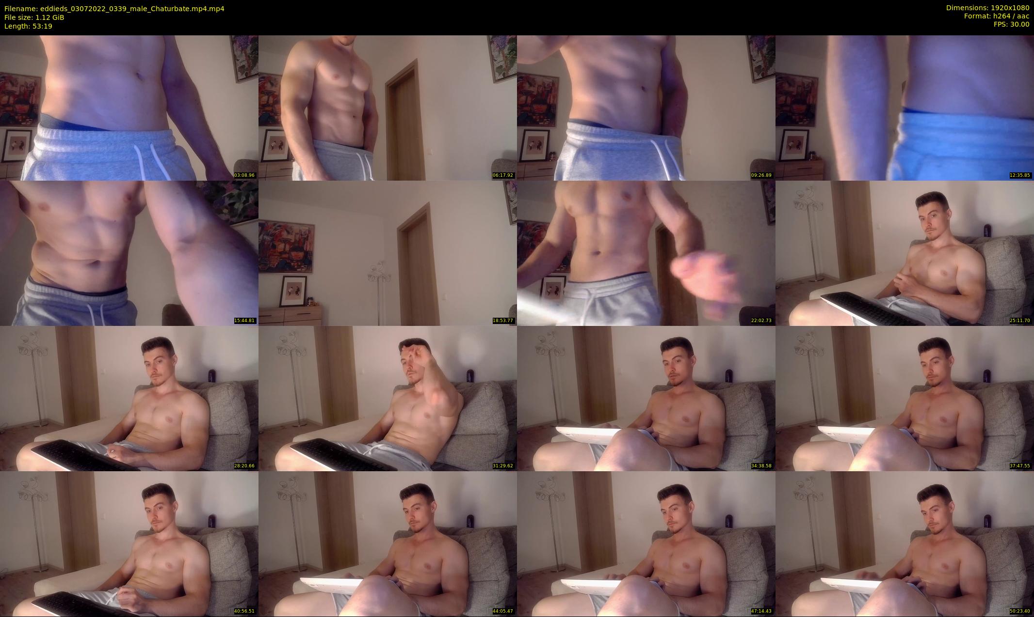 eddieds — 54 minute Chaturbate male cam show recording, 1080p, Jul 3, 2022