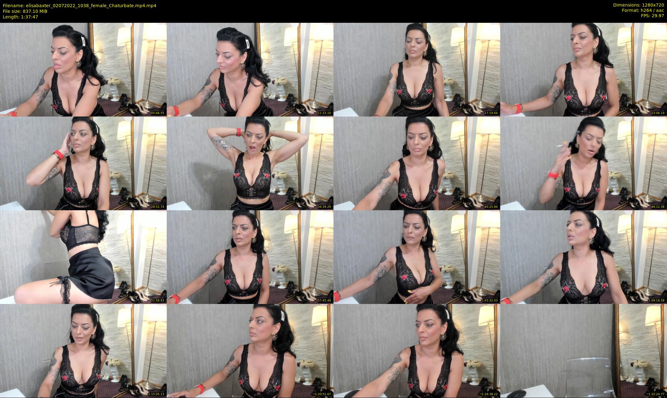 elisabaxter — 98 minute Chaturbate female cam show recording, 720p, Jul 2, 2022