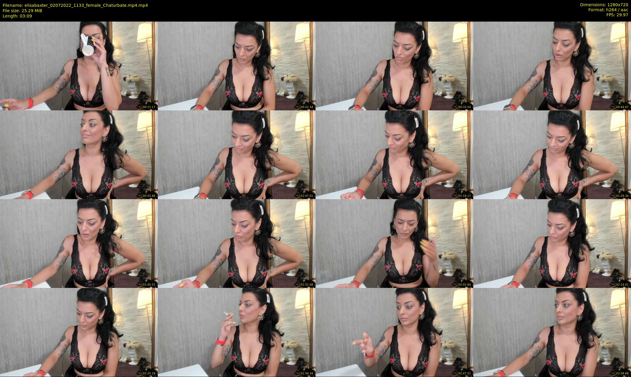 elisabaxter — 4 minute Chaturbate female cam show recording, 720p, Jul 2, 2022