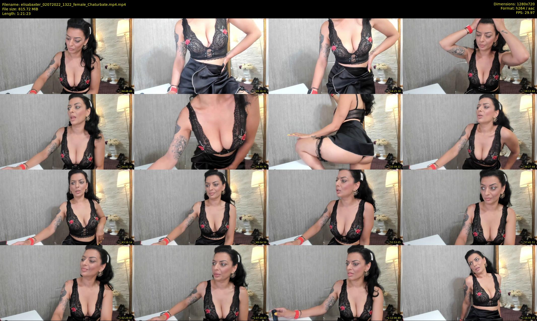 elisabaxter — 82 minute Chaturbate female cam show recording, 720p, Jul 2, 2022