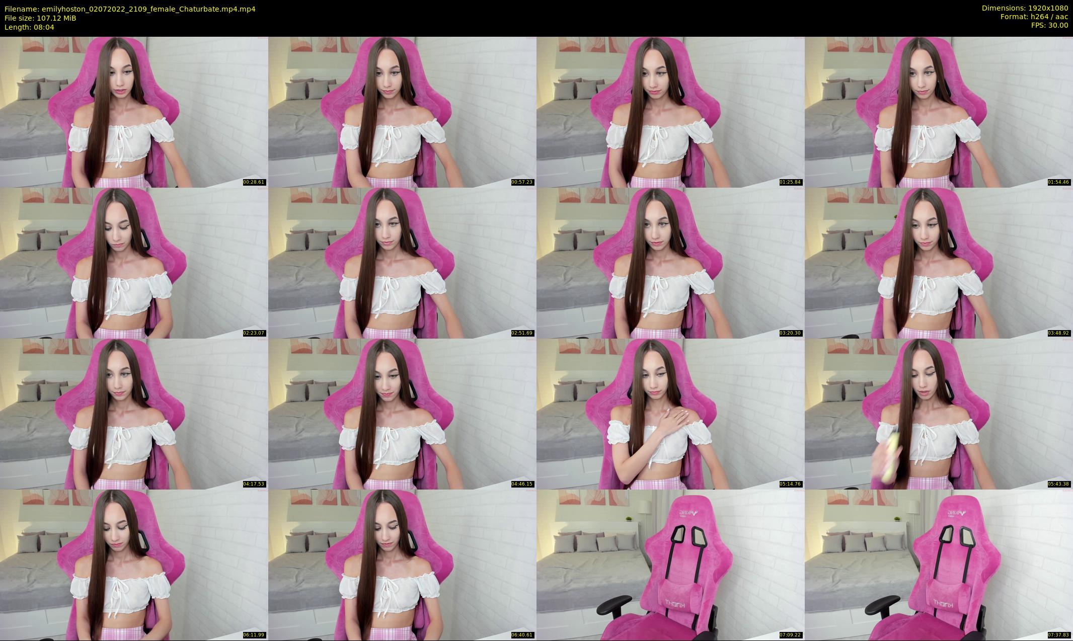 emilyhoston — 9 minute Chaturbate female cam show recording, 1080p, Jul 2, 2022