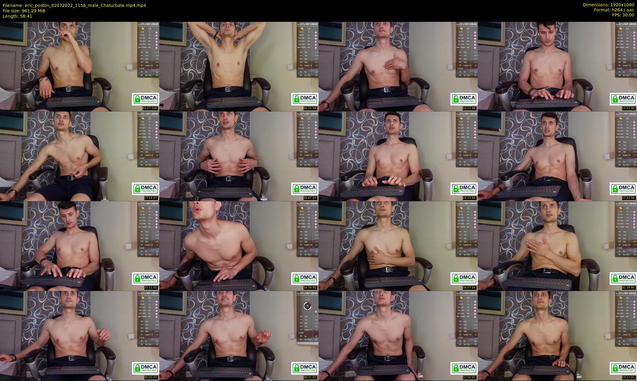eric_poston — 59 minute Chaturbate male cam show recording, 1080p, Jul 2, 2022