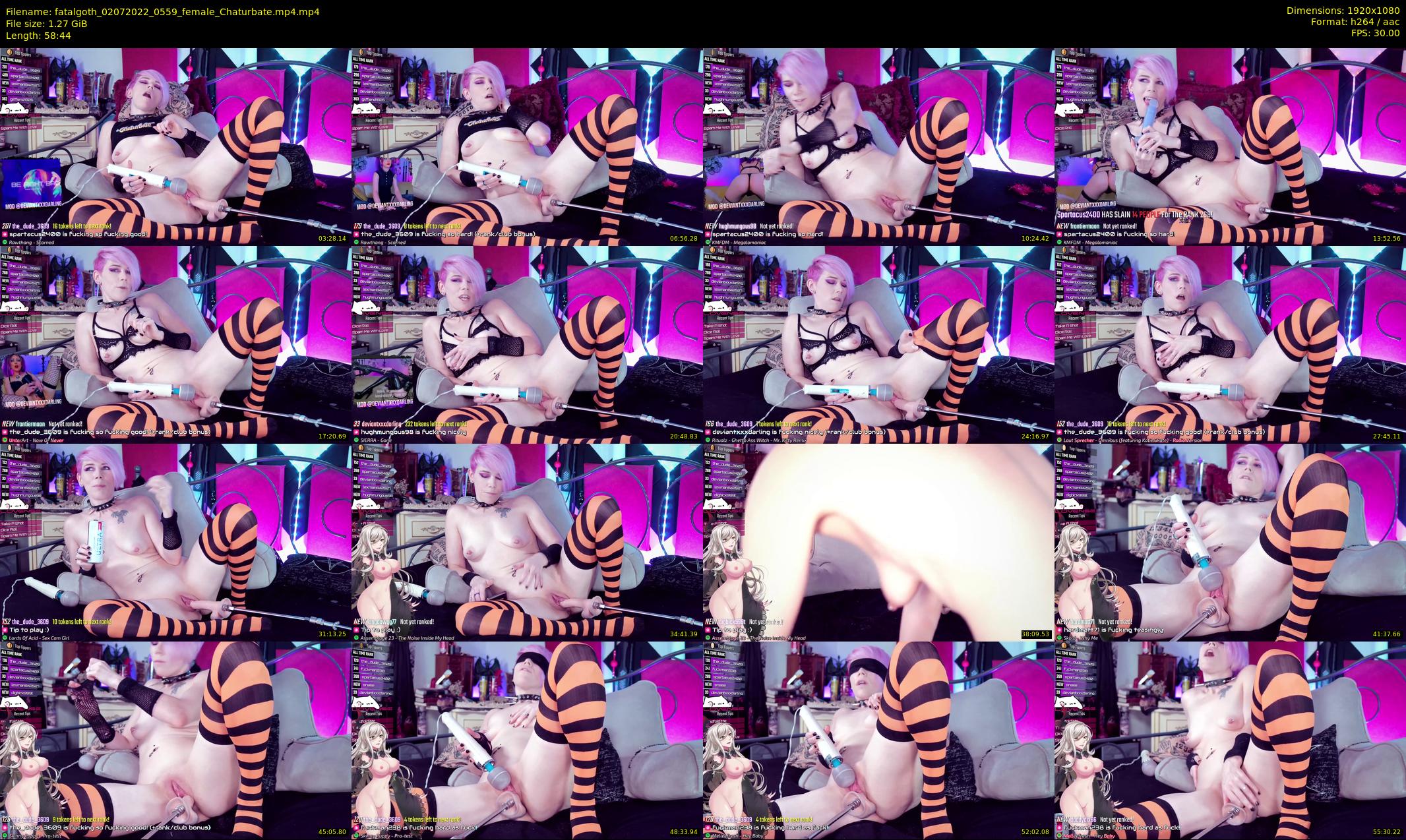 fatalgoth — 59 minute Chaturbate couple cam show recording, 1080p, Jul 2, 2022