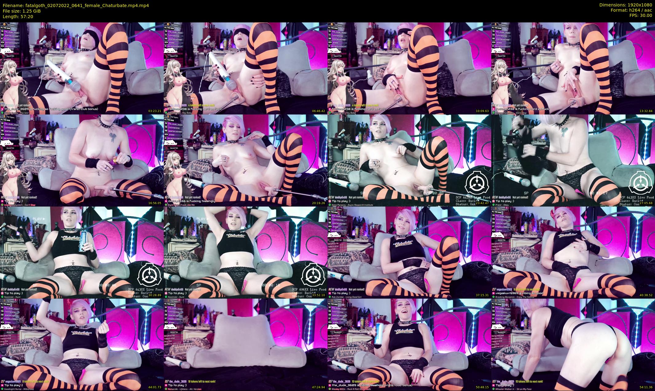 fatalgoth — 58 minute Chaturbate couple cam show recording, 1080p, Jul 2, 2022