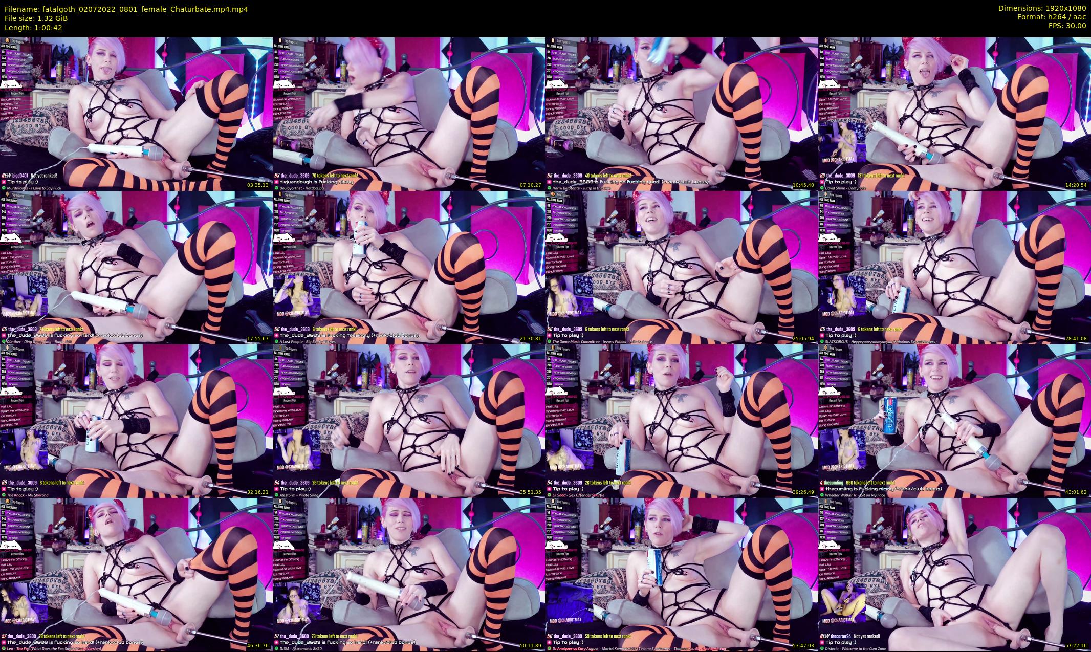 fatalgoth — 61 minute Chaturbate couple cam show recording, 1080p, Jul 2, 2022