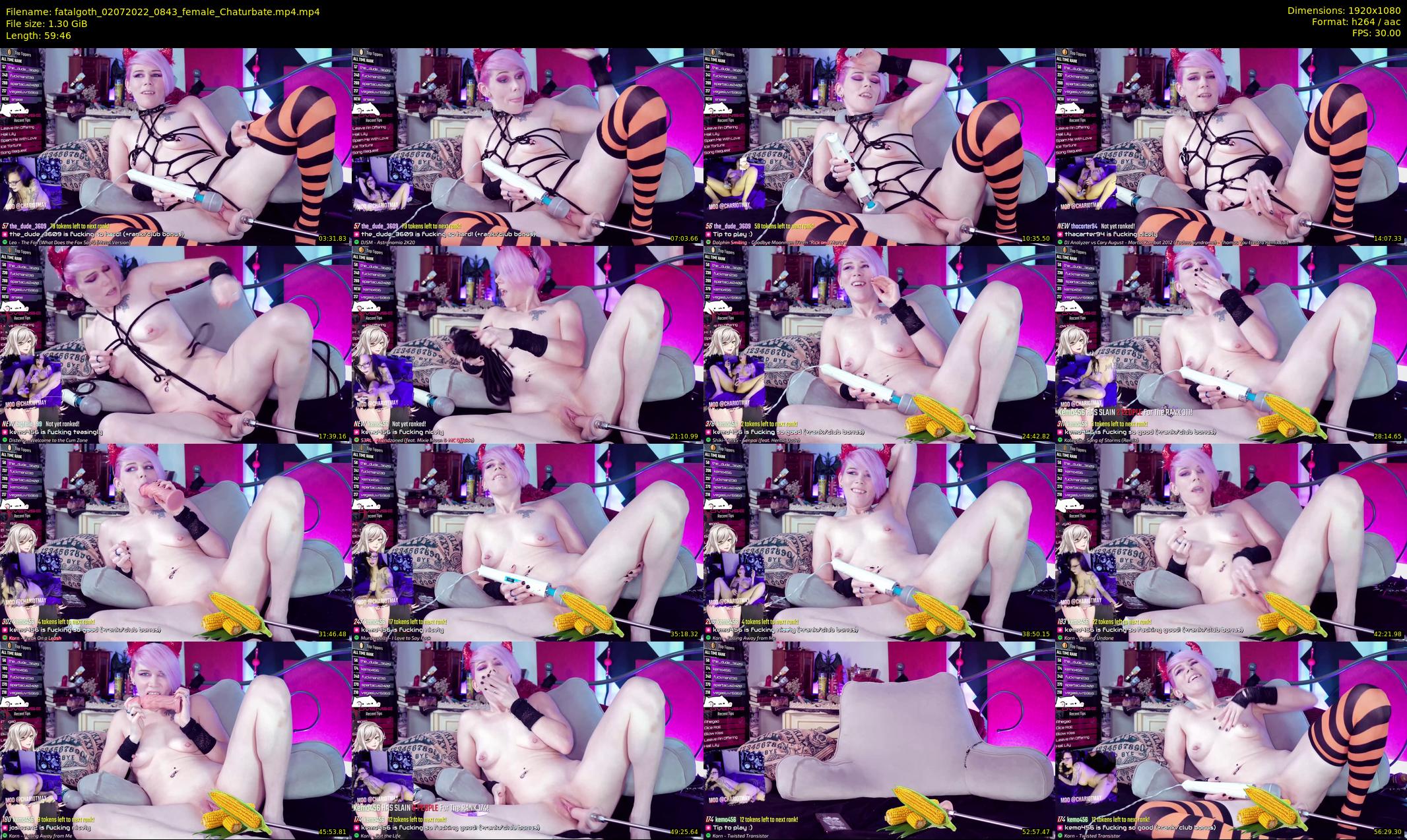 fatalgoth — 60 minute Chaturbate couple cam show recording, 1080p, Jul 2, 2022