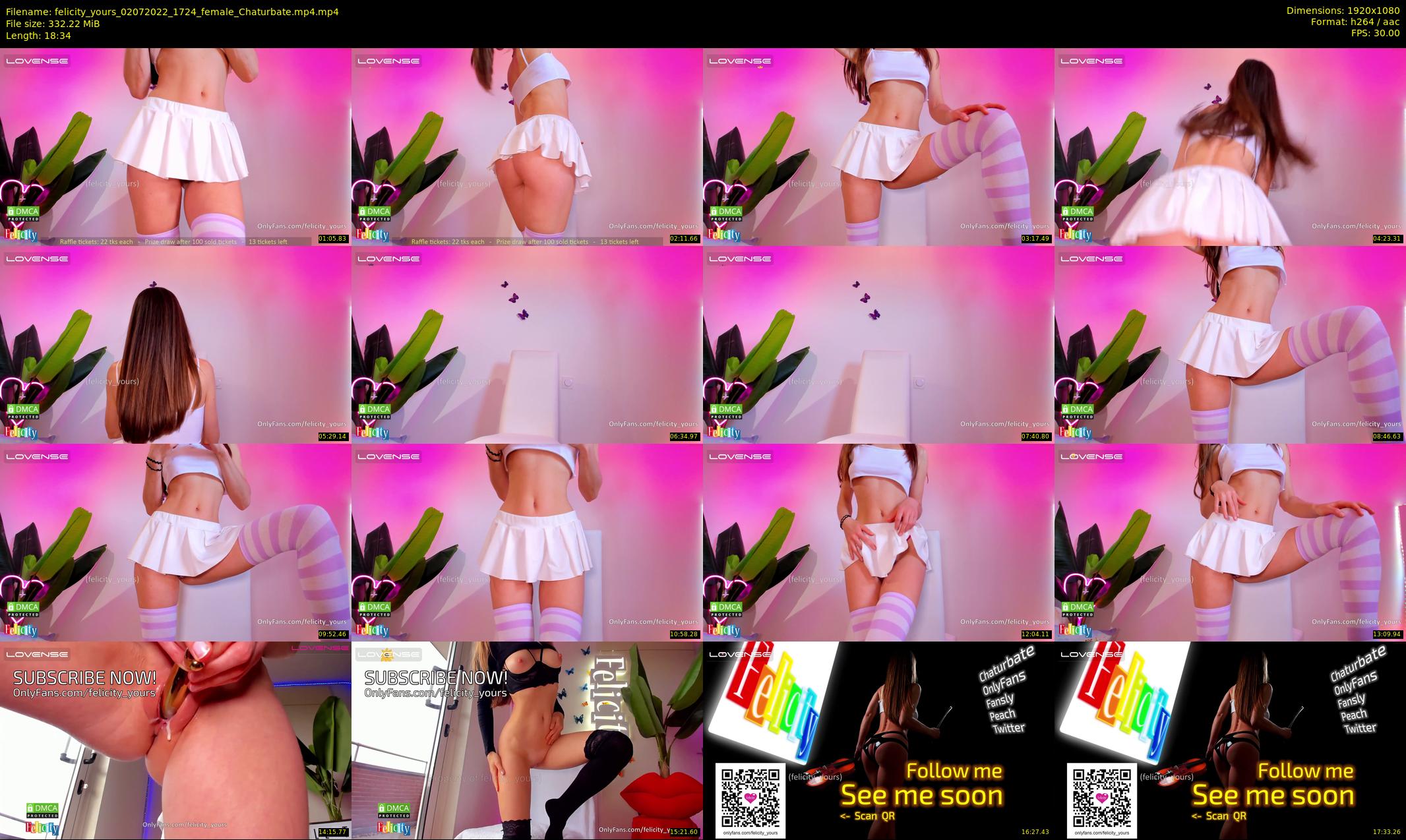 felicity_yours — 19 minute Chaturbate female cam show recording, 1080p, Jul 2, 2022