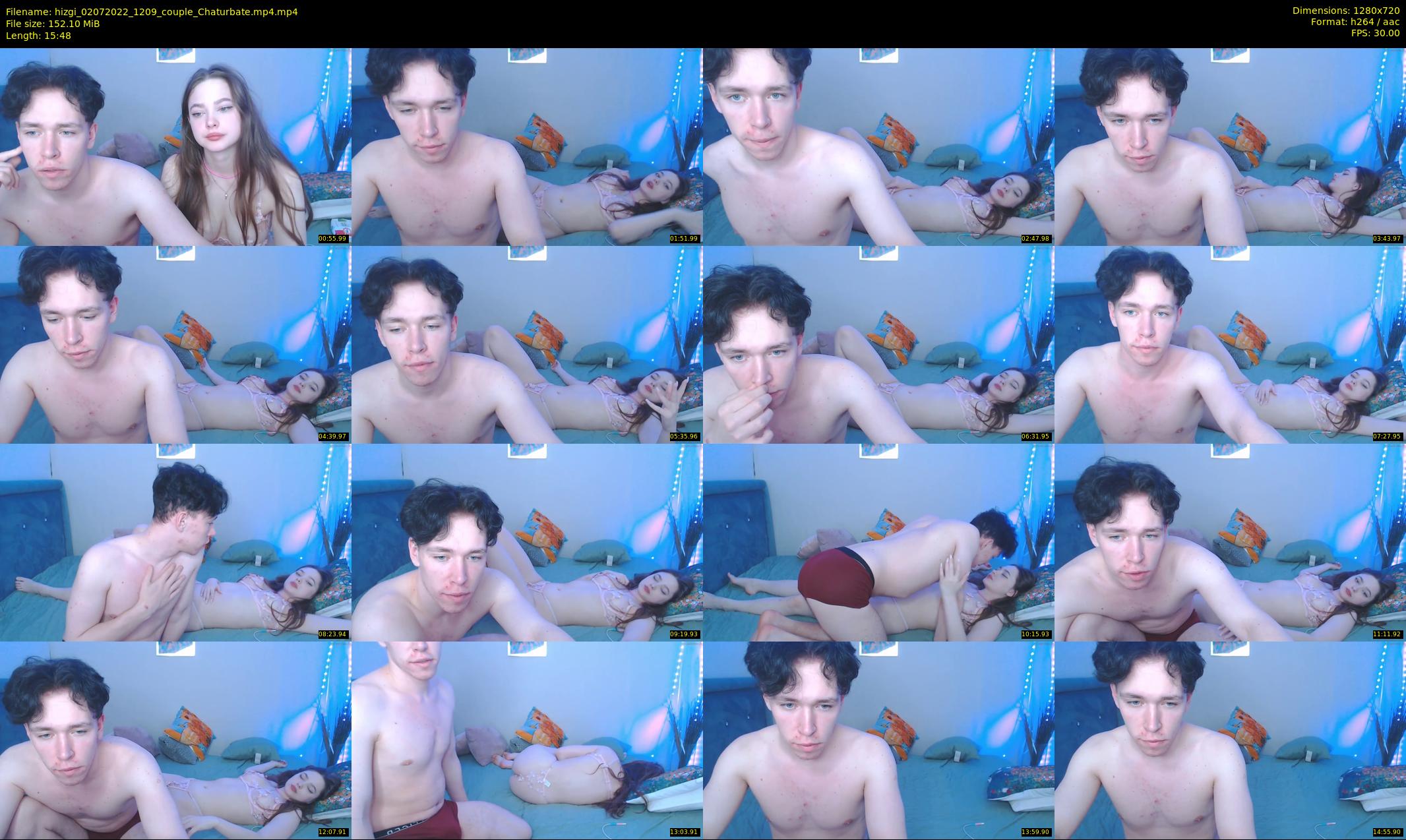 hizgi — 16 minute Chaturbate couple cam show recording, 720p, Jul 2, 2022