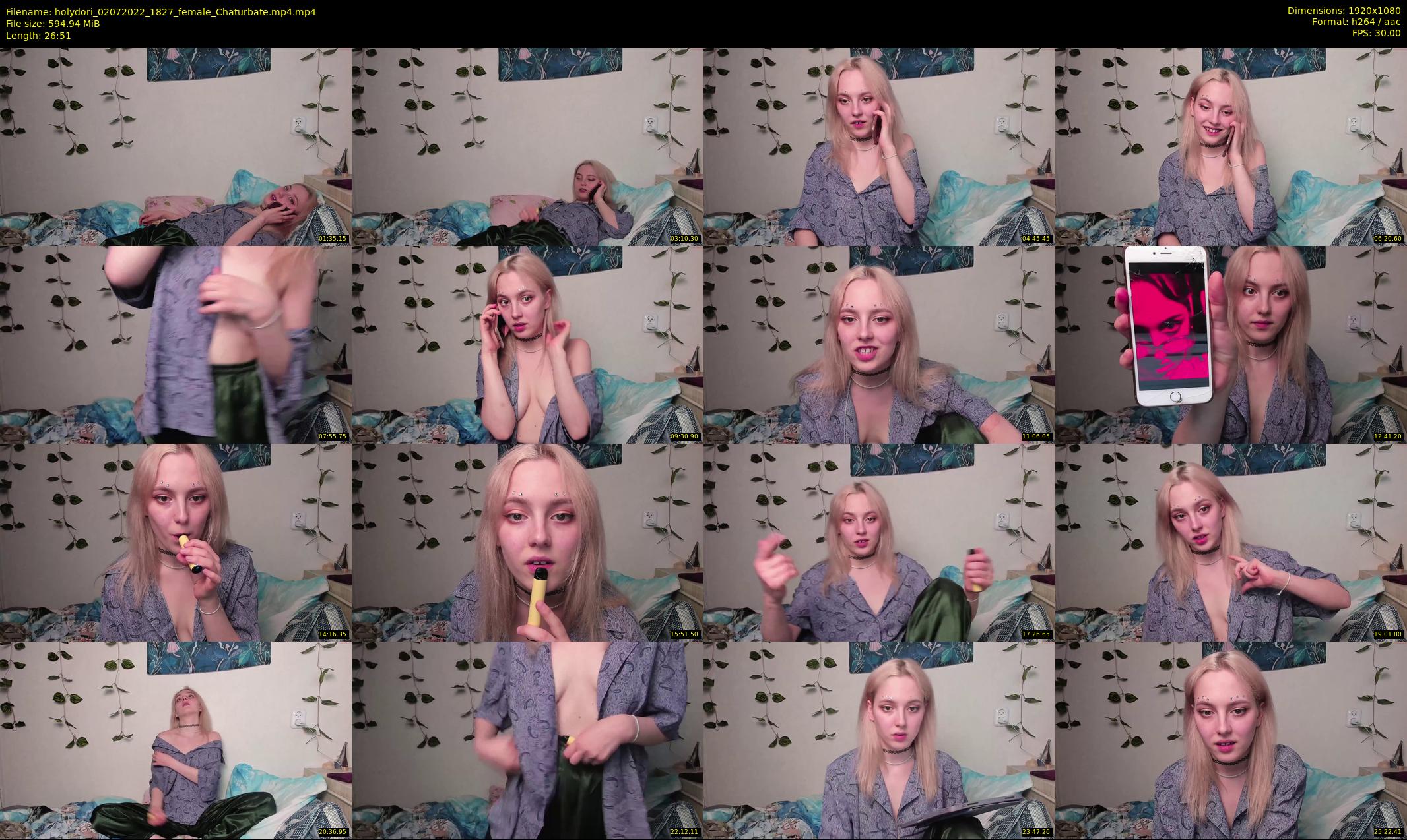 holydori — 27 minute Chaturbate female cam show recording, 1080p, Jul 2, 2022