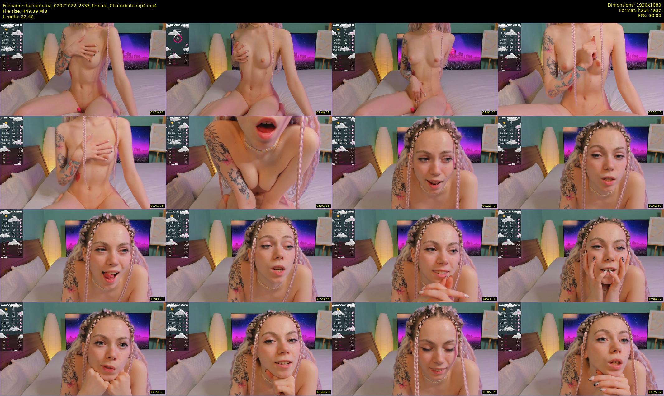 huntertiana — 23 minute Chaturbate female cam show recording, 1080p, Jul 2, 2022