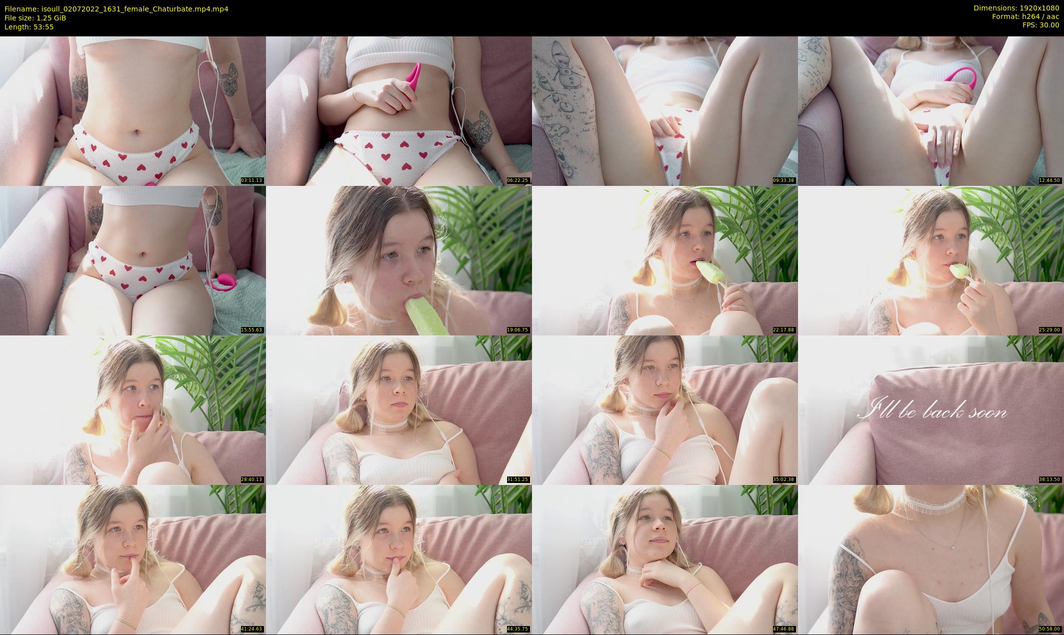 isoull — 54 minute Chaturbate female cam show recording, 1080p, Jul 2, 2022