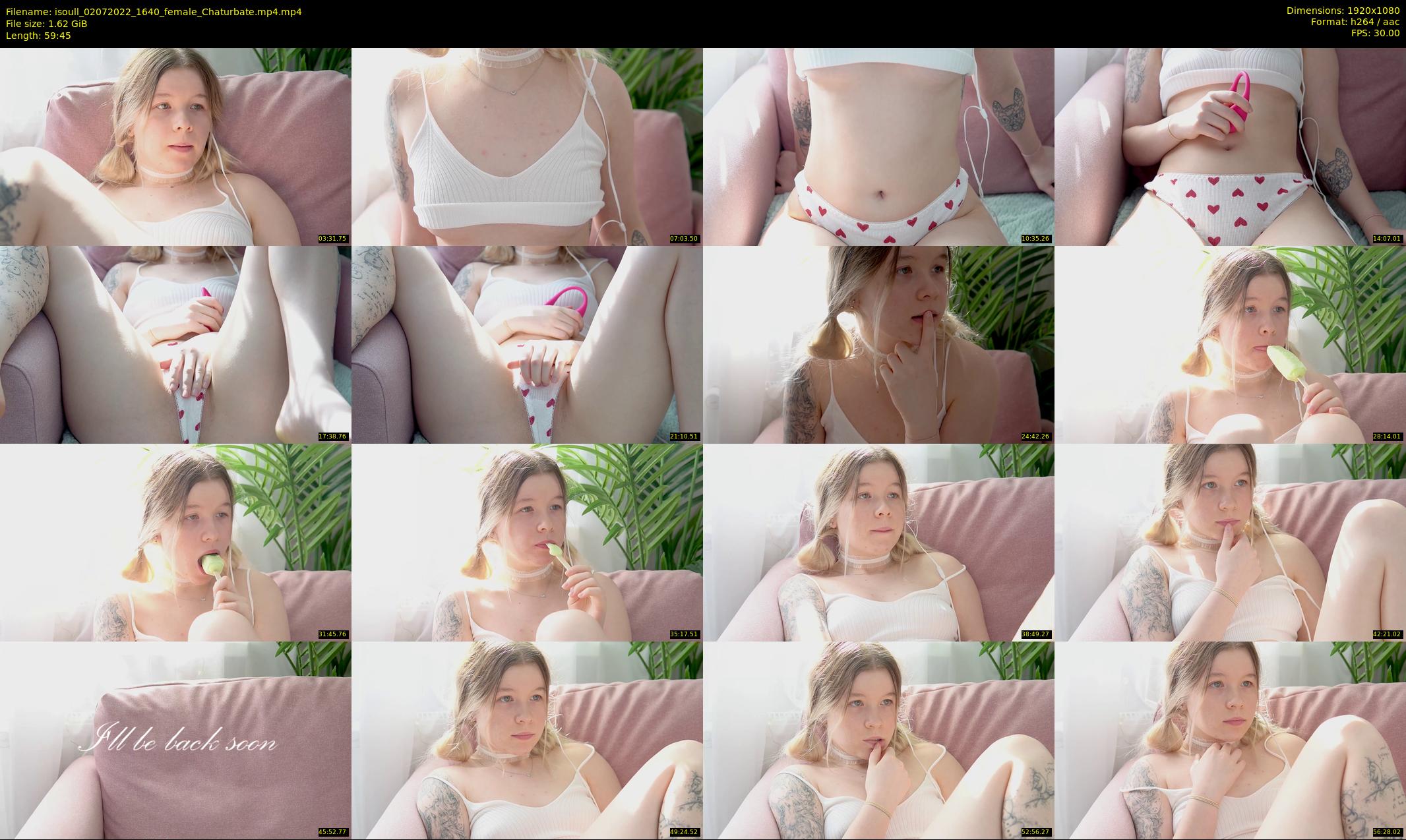 isoull — 60 minute Chaturbate female cam show recording, 1080p, Jul 2, 2022