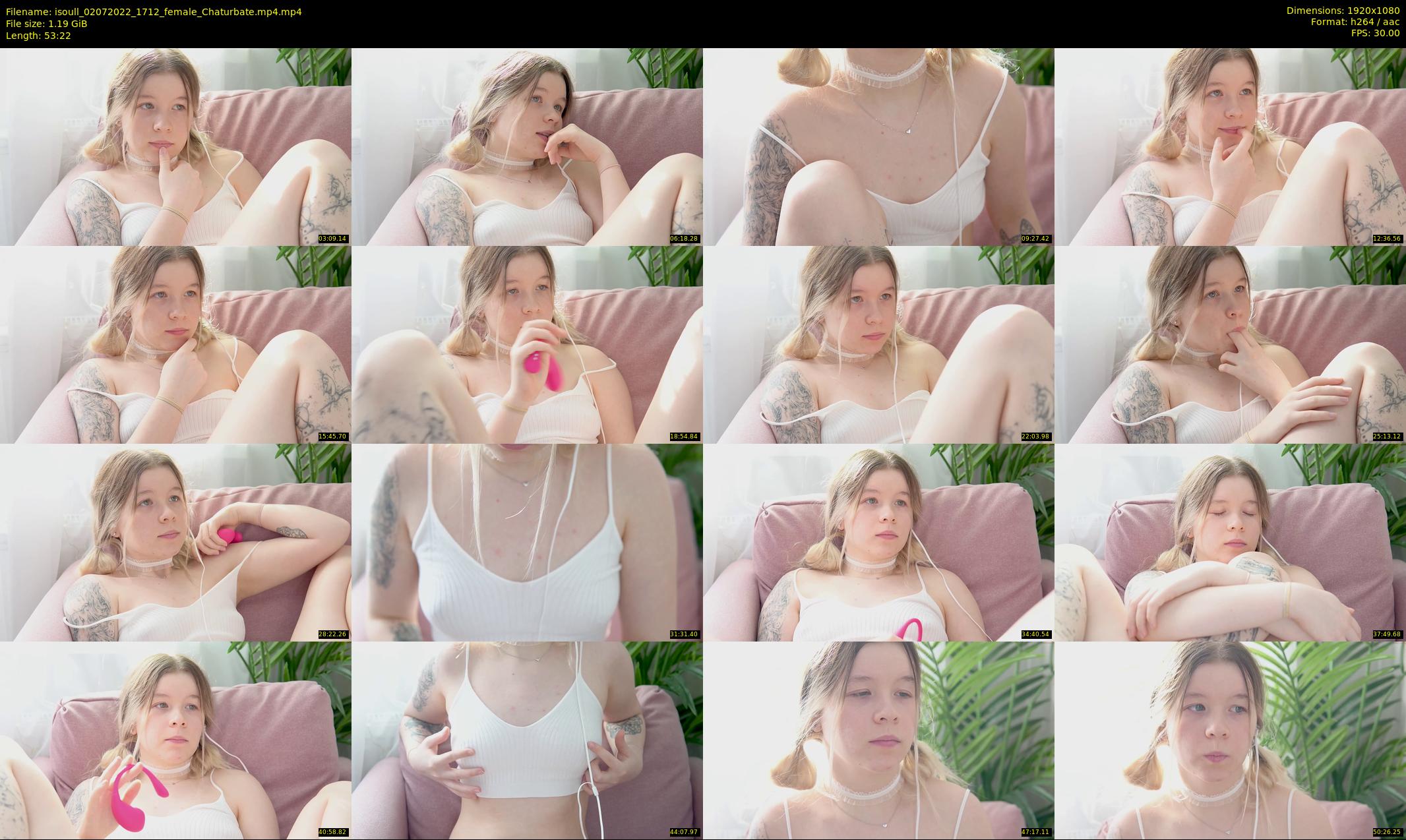 isoull — 54 minute Chaturbate female cam show recording, 1080p, Jul 2, 2022