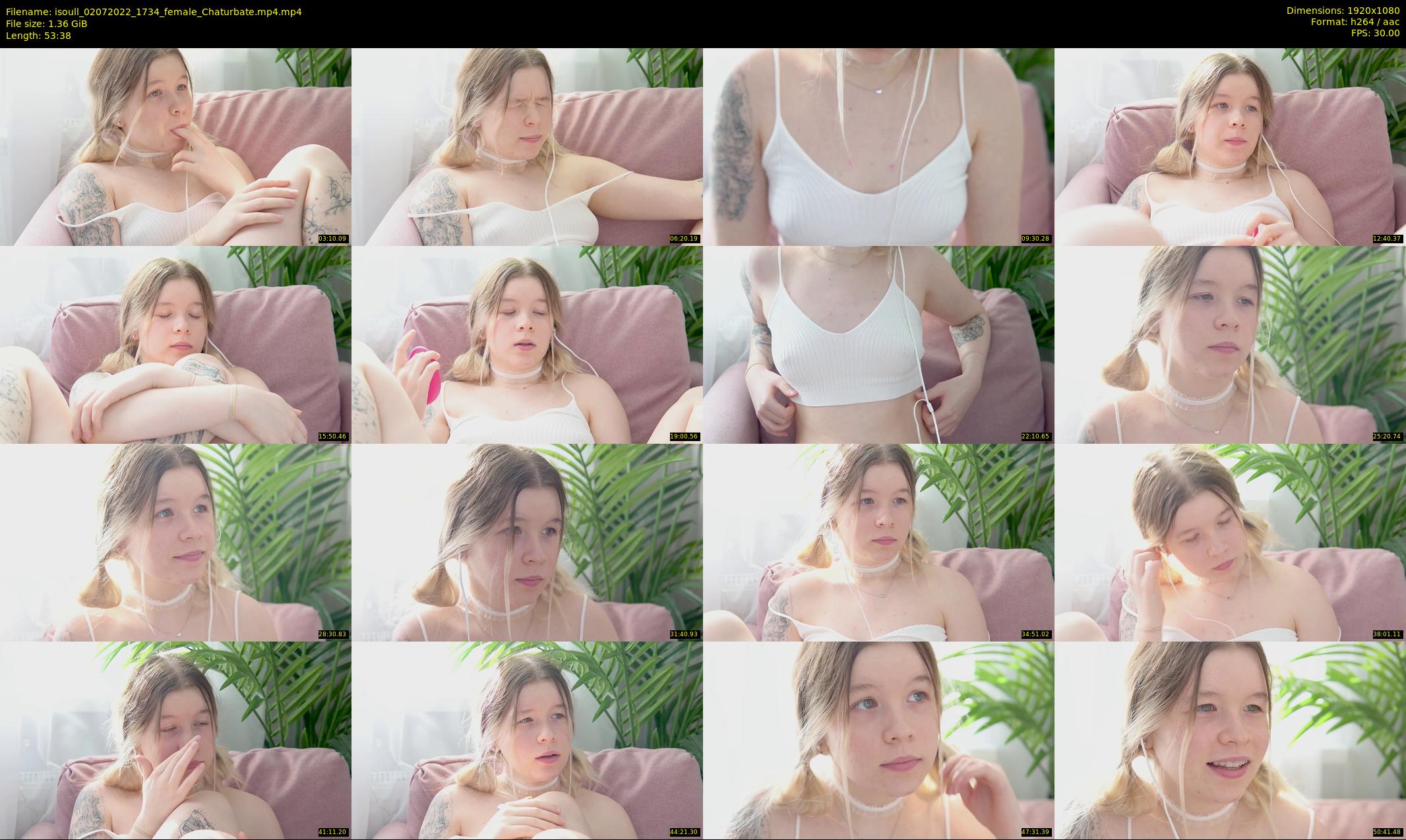 isoull — 54 minute Chaturbate female cam show recording, 1080p, Jul 2, 2022