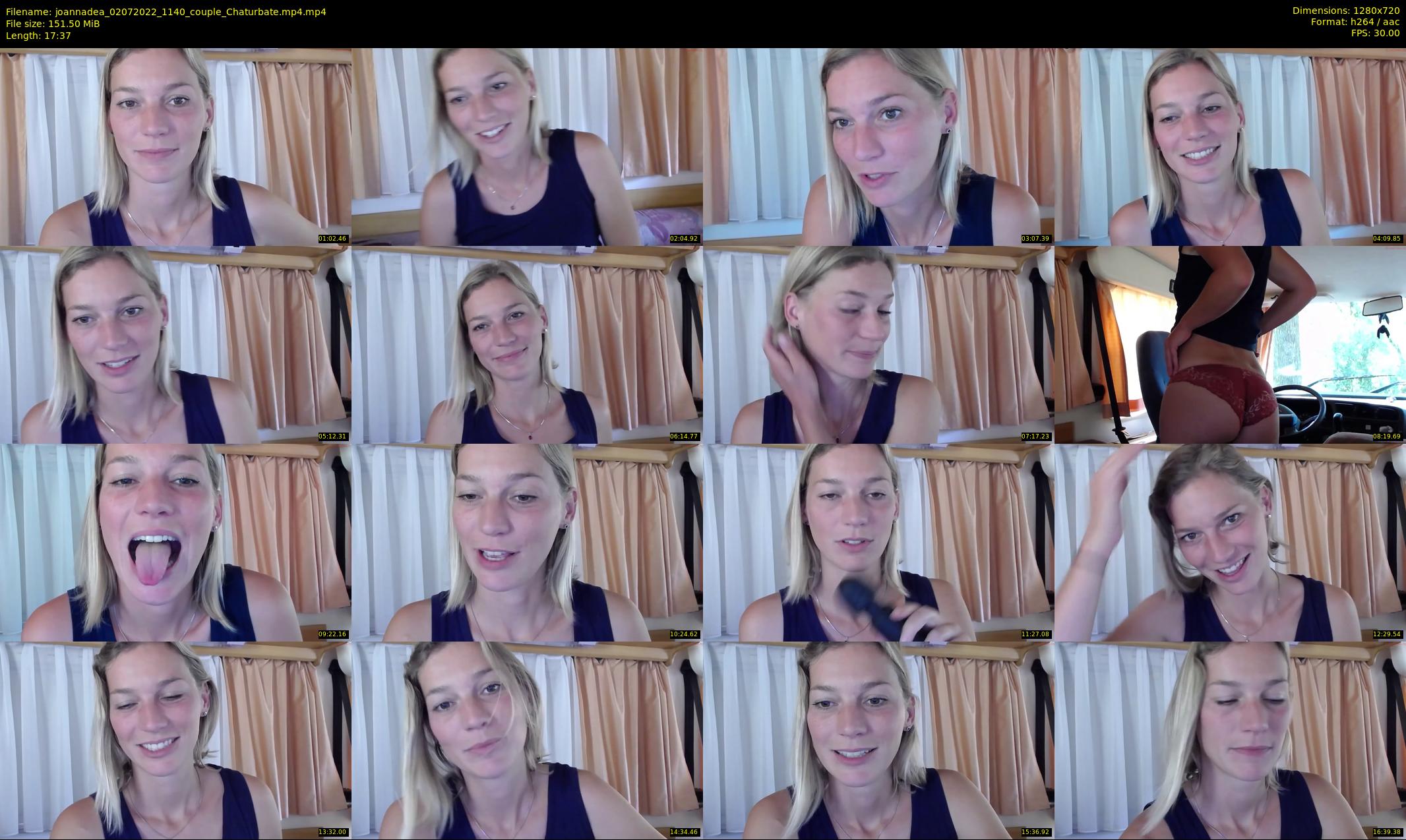 joannadea — 18 minute Chaturbate female cam show recording, 720p, Jul 2, 2022