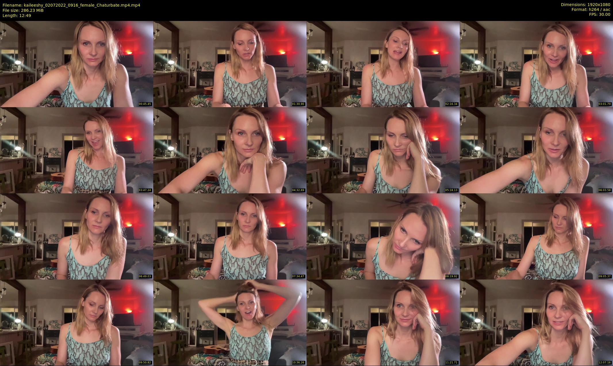 kaileeshy — 13 minute Chaturbate female cam show recording, 1080p, Jul 2, 2022