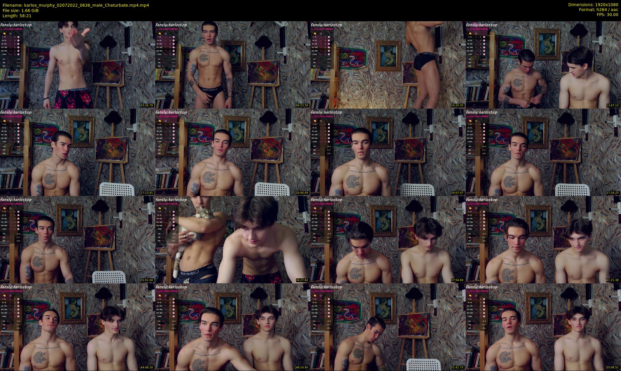 karlos_murphy — 59 minute Chaturbate male cam show recording, 1080p, Jul 2, 2022