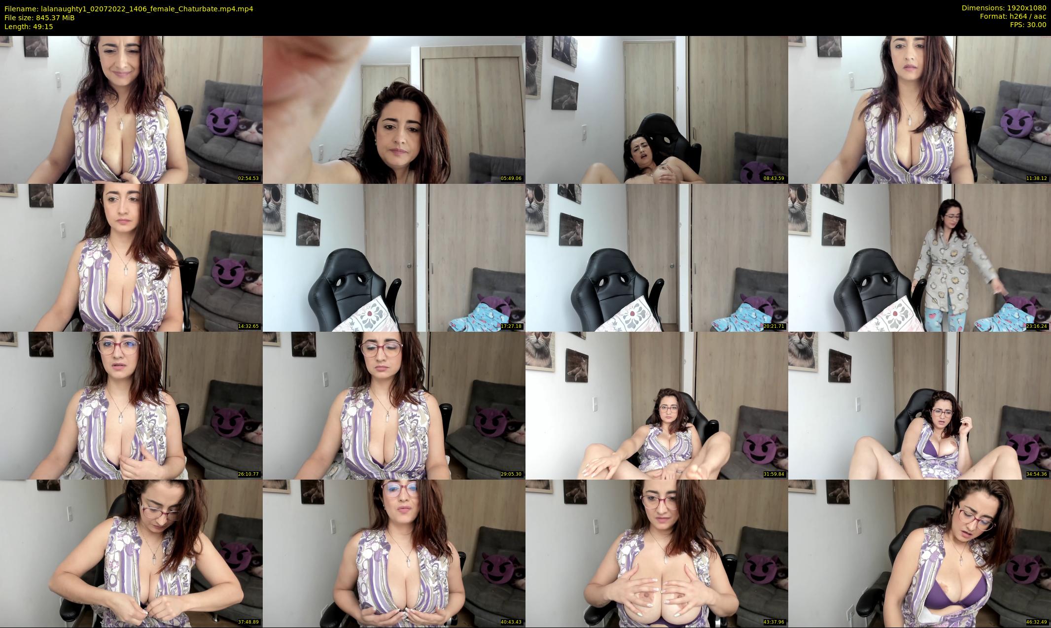 lalanaughty1 — 50 minute Chaturbate female cam show recording, 1080p, Jul 2, 2022