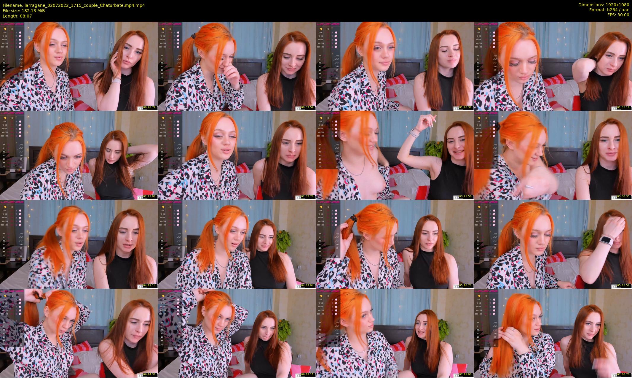 larragane — 9 minute Chaturbate couple cam show recording, 1080p, Jul 2, 2022