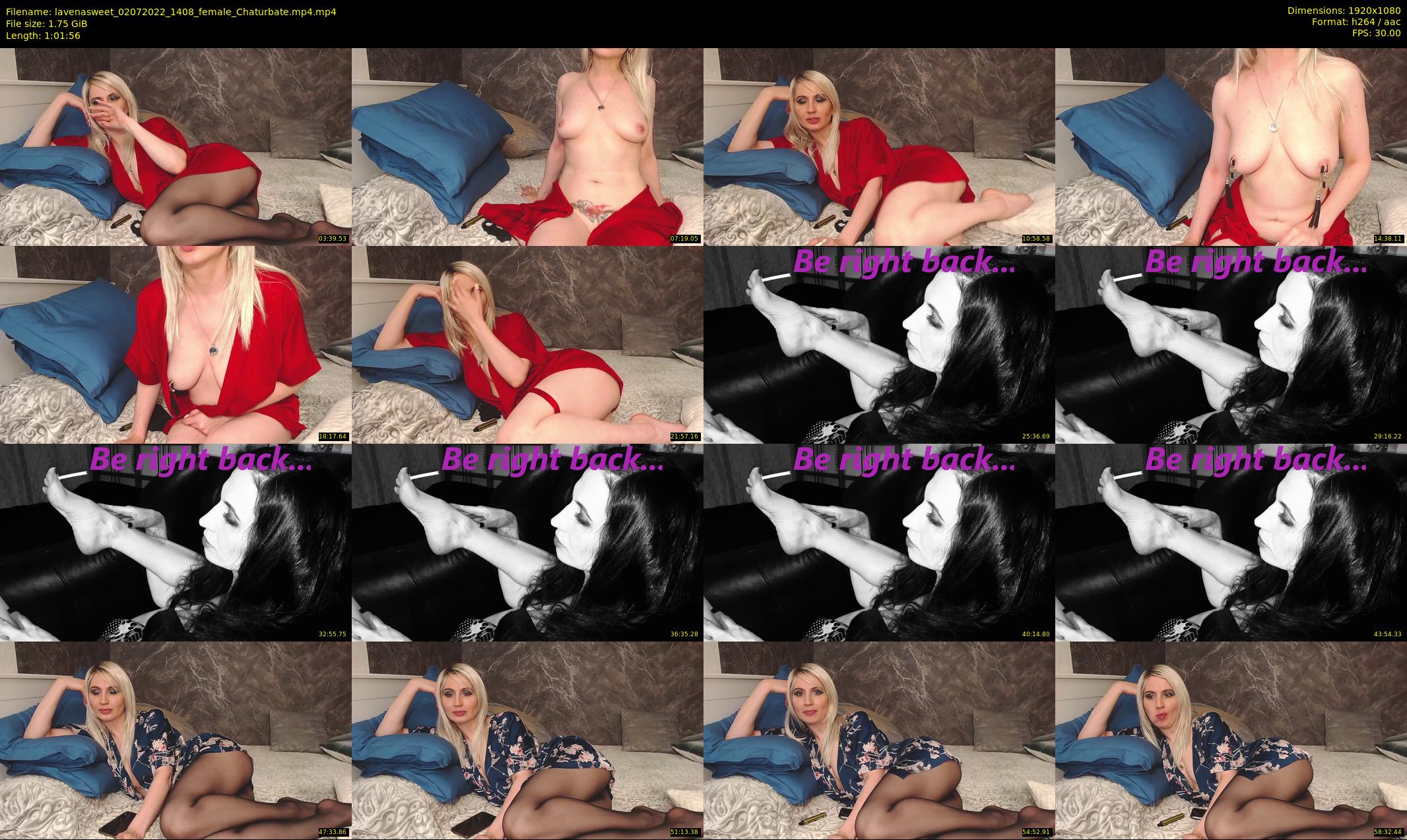 lavenasweet — 62 minute Chaturbate female cam show recording, 1080p, Jul 2, 2022