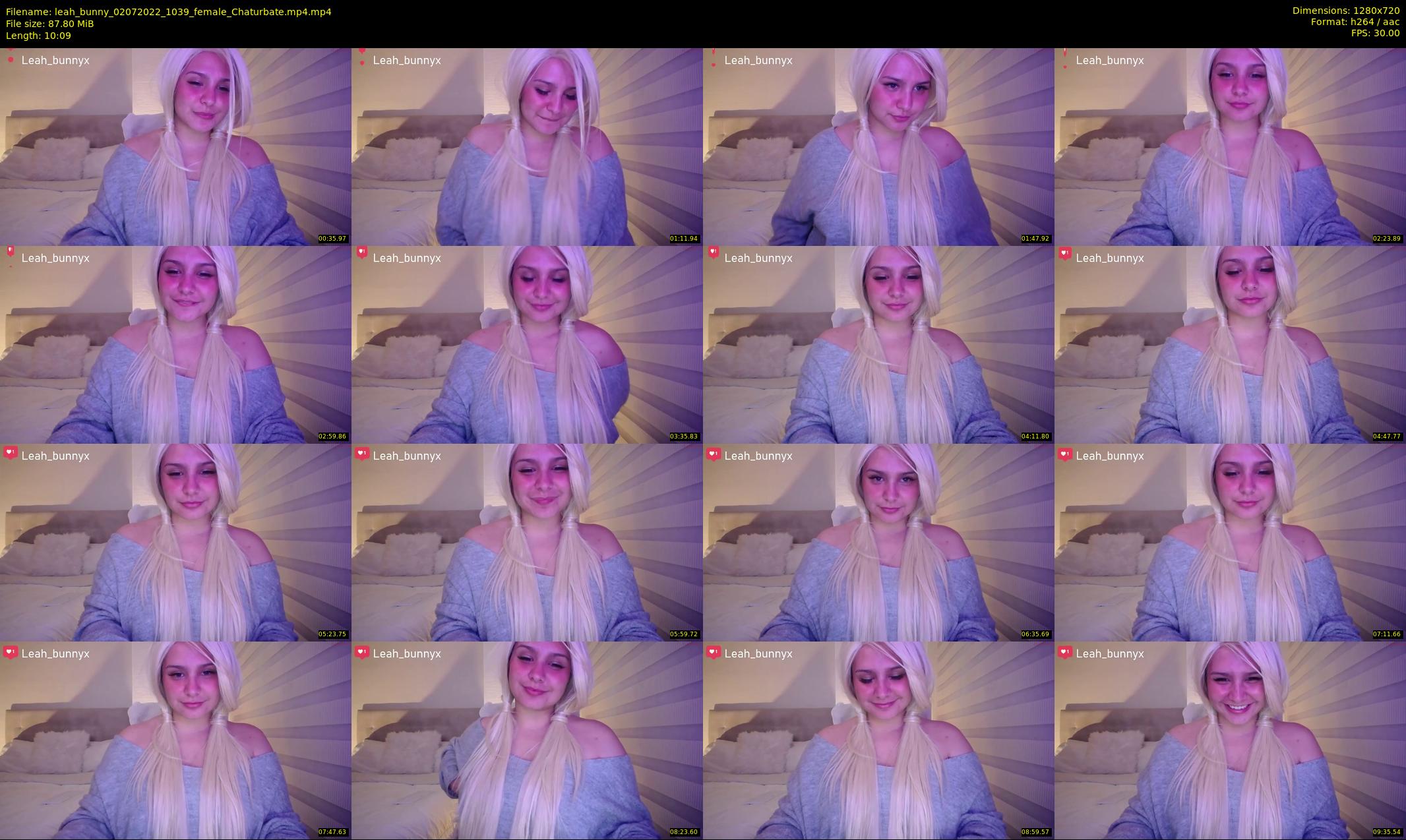 leah_bunny — 11 minute Chaturbate female cam show recording, 720p, Jul 2, 2022