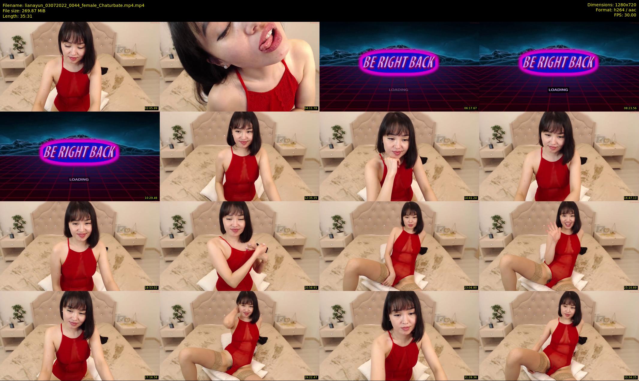 lianayun — 36 minute Chaturbate female cam show recording, 720p, Jul 3, 2022