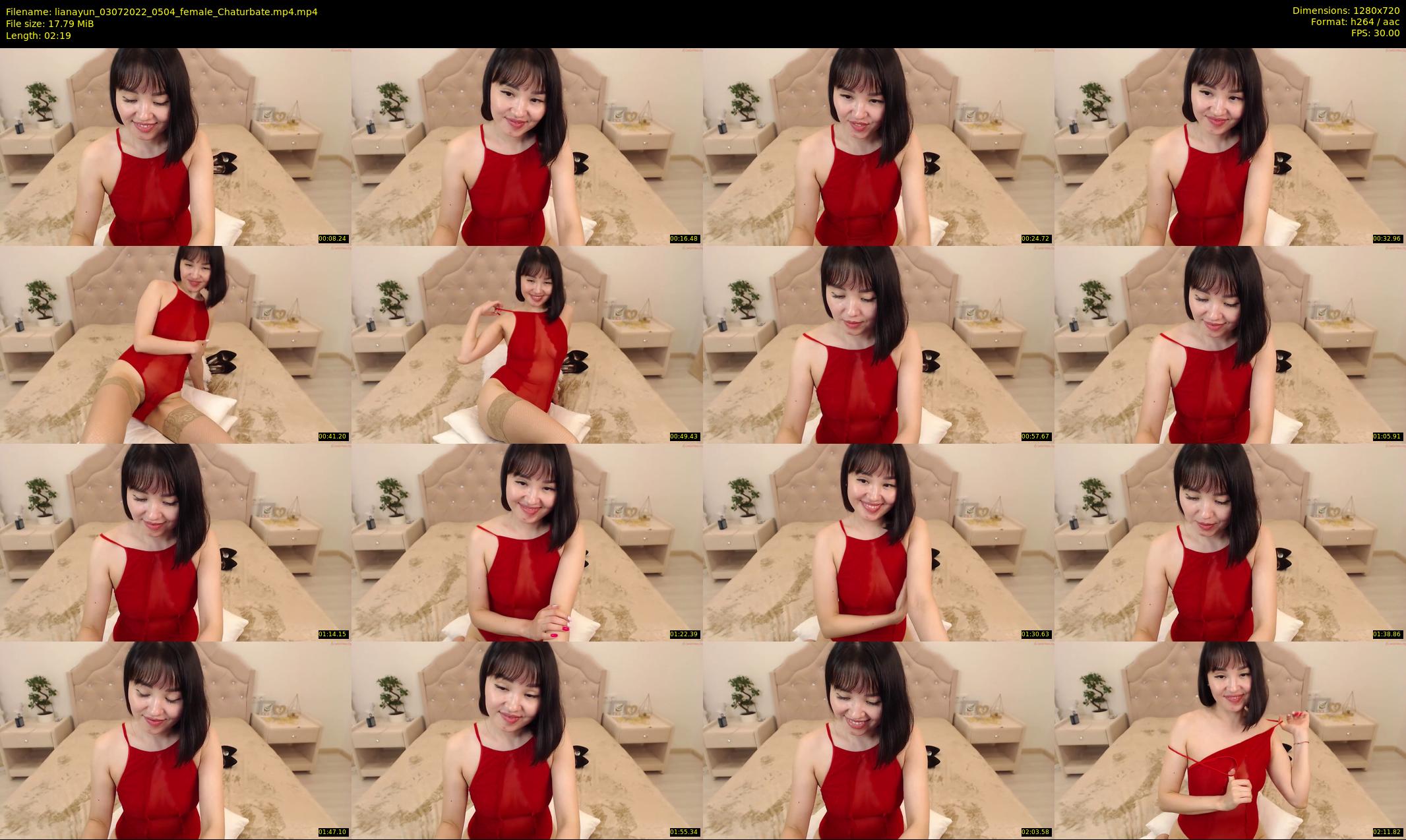 lianayun — 3 minute Chaturbate female cam show recording, 720p, Jul 3, 2022