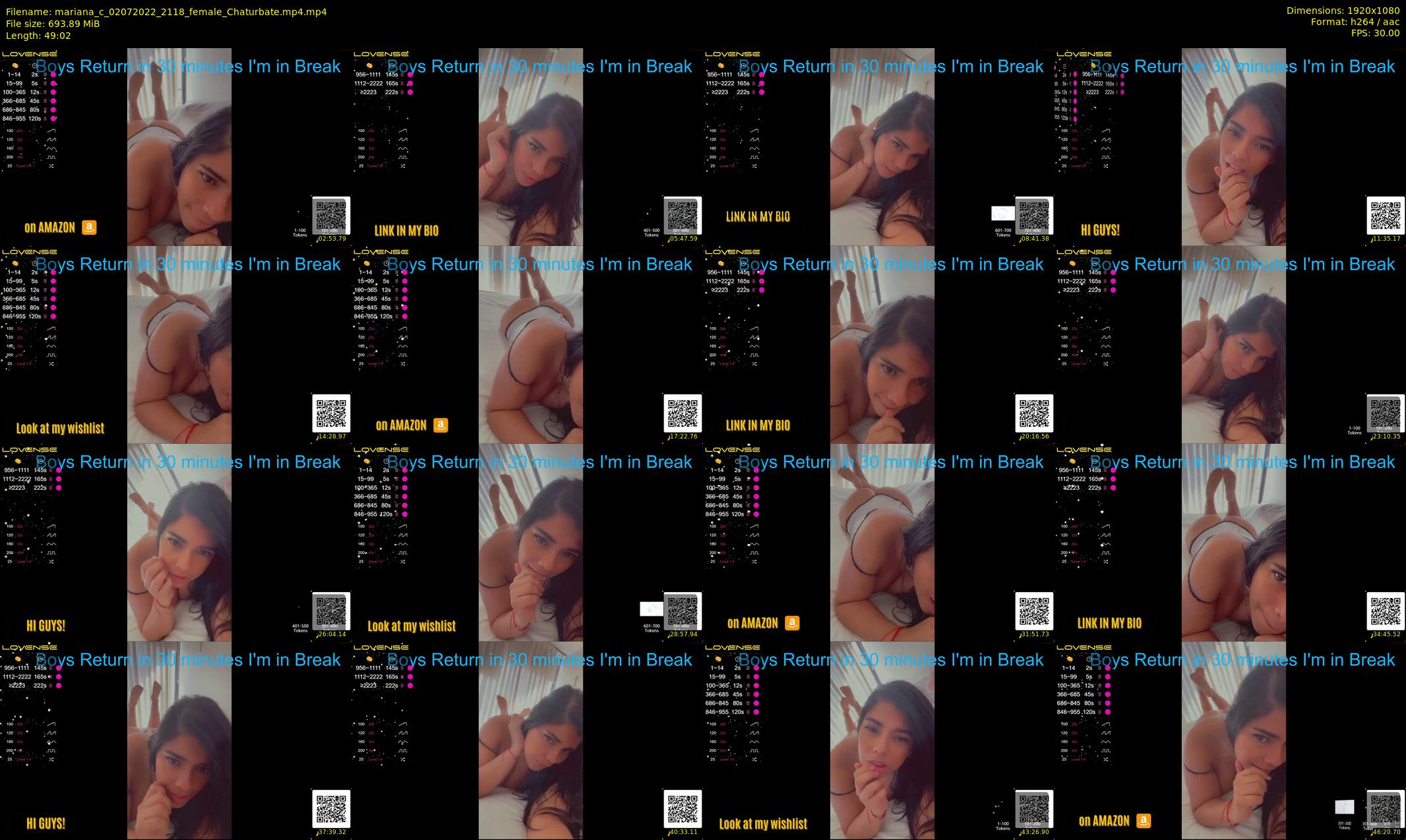 mariana_c — 50 minute Chaturbate female cam show recording, 1080p, Jul 2, 2022