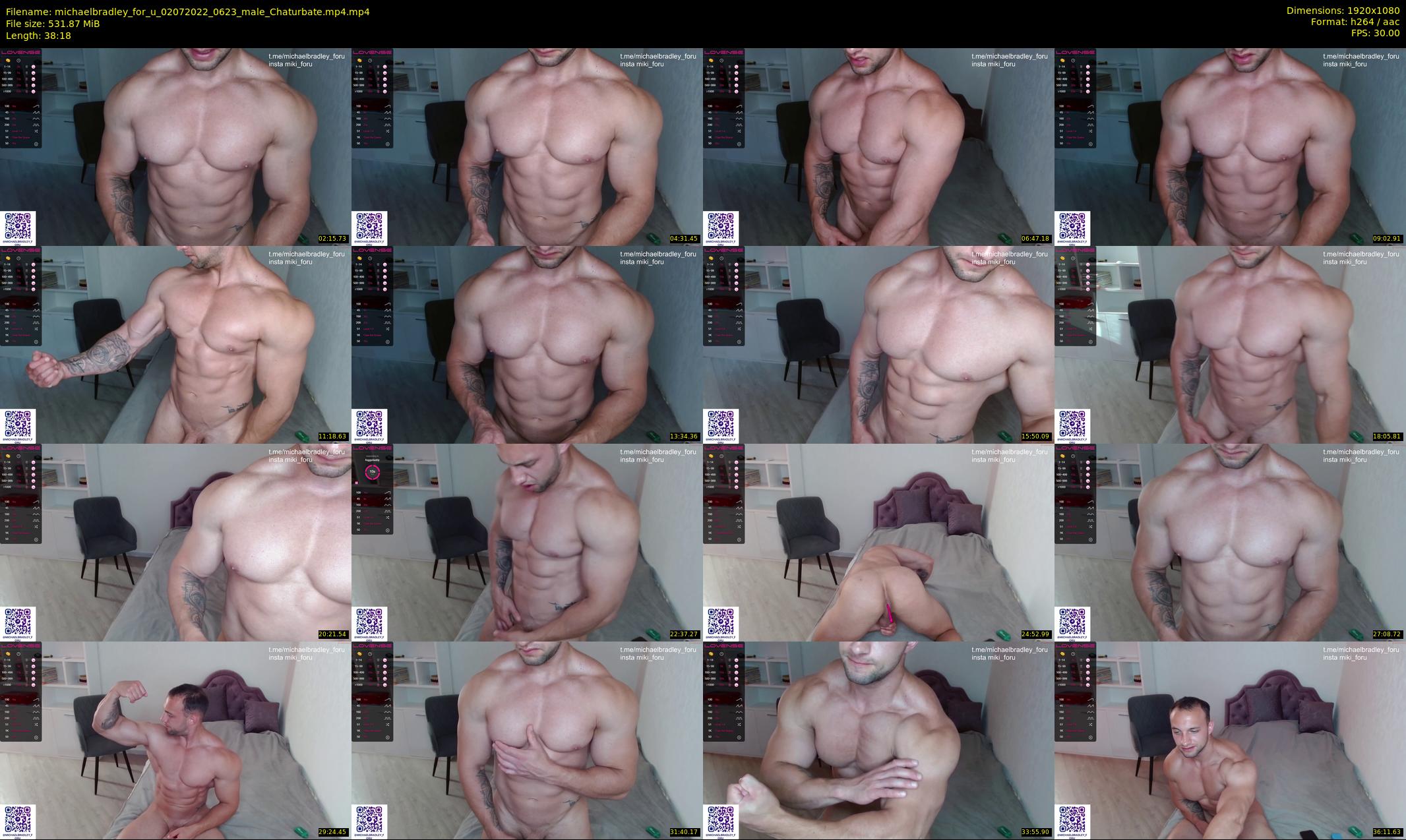 michaelbradley_for_u — 39 minute Chaturbate male cam show recording, 1080p, Jul 2, 2022
