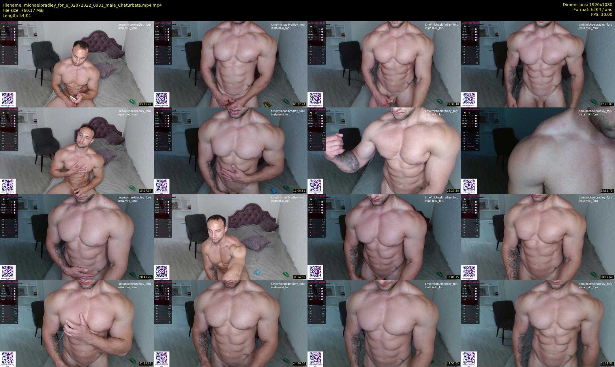 michaelbradley_for_u — 55 minute Chaturbate male cam show recording, 1080p, Jul 2, 2022