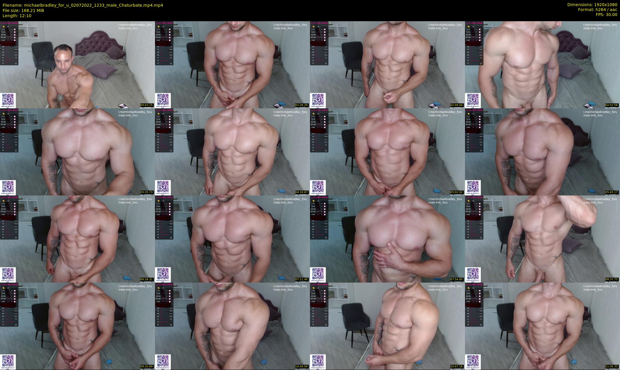 michaelbradley_for_u — 13 minute Chaturbate male cam show recording, 1080p, Jul 2, 2022