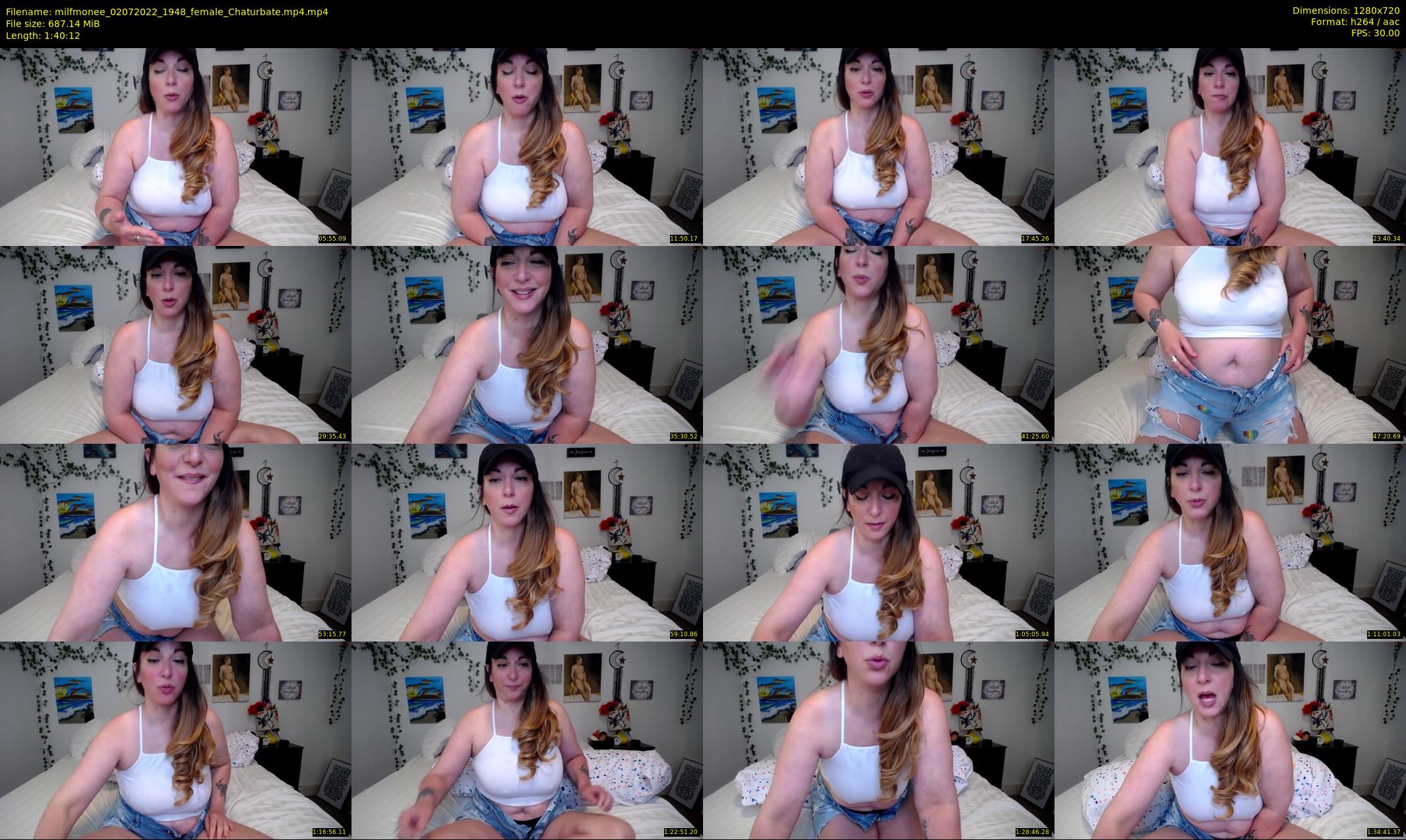 milfmonee — 101 minute Chaturbate female cam show recording, 720p, Jul 2, 2022