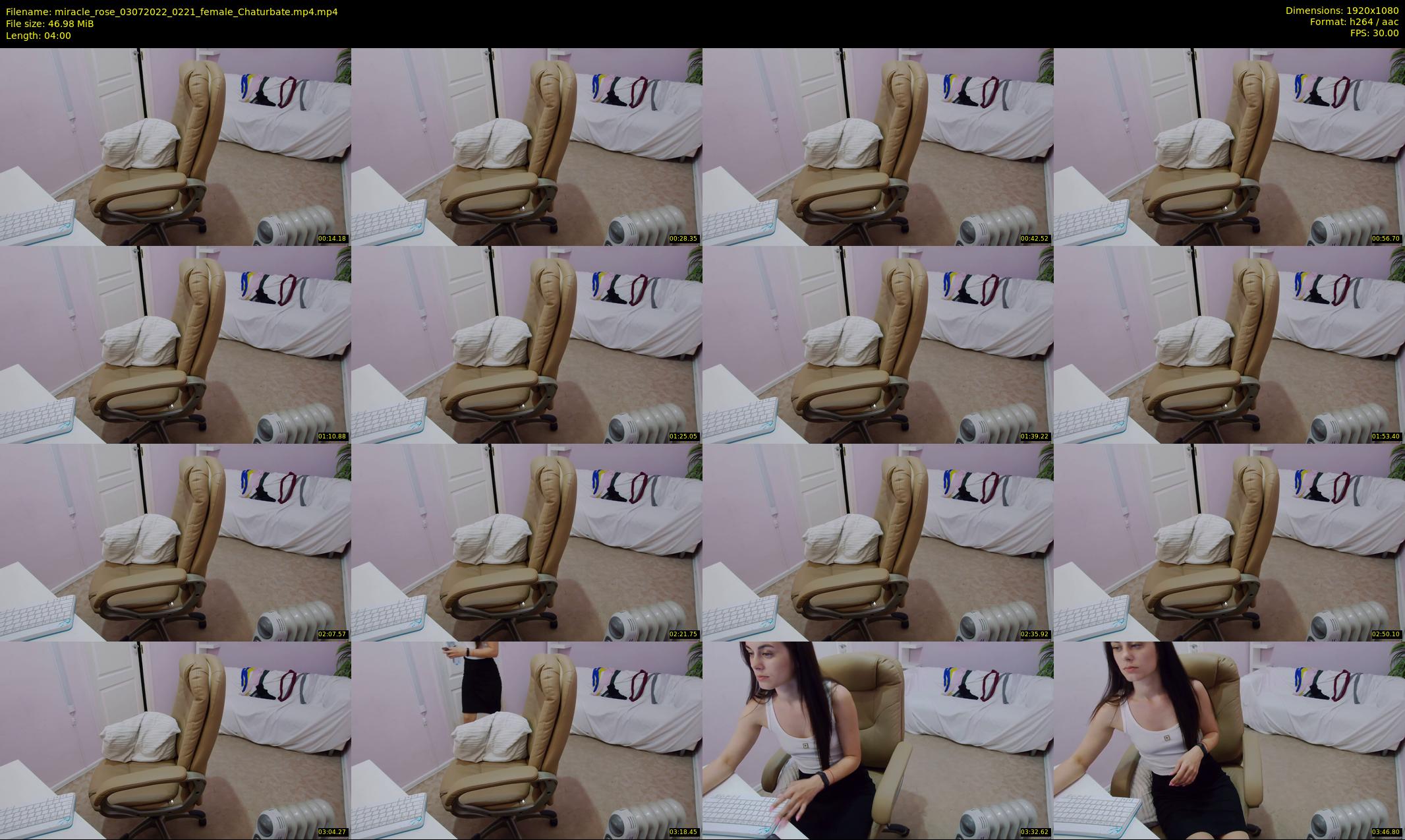 miracle_rose — 4 minute Chaturbate female cam show recording, 1080p, Jul 3, 2022