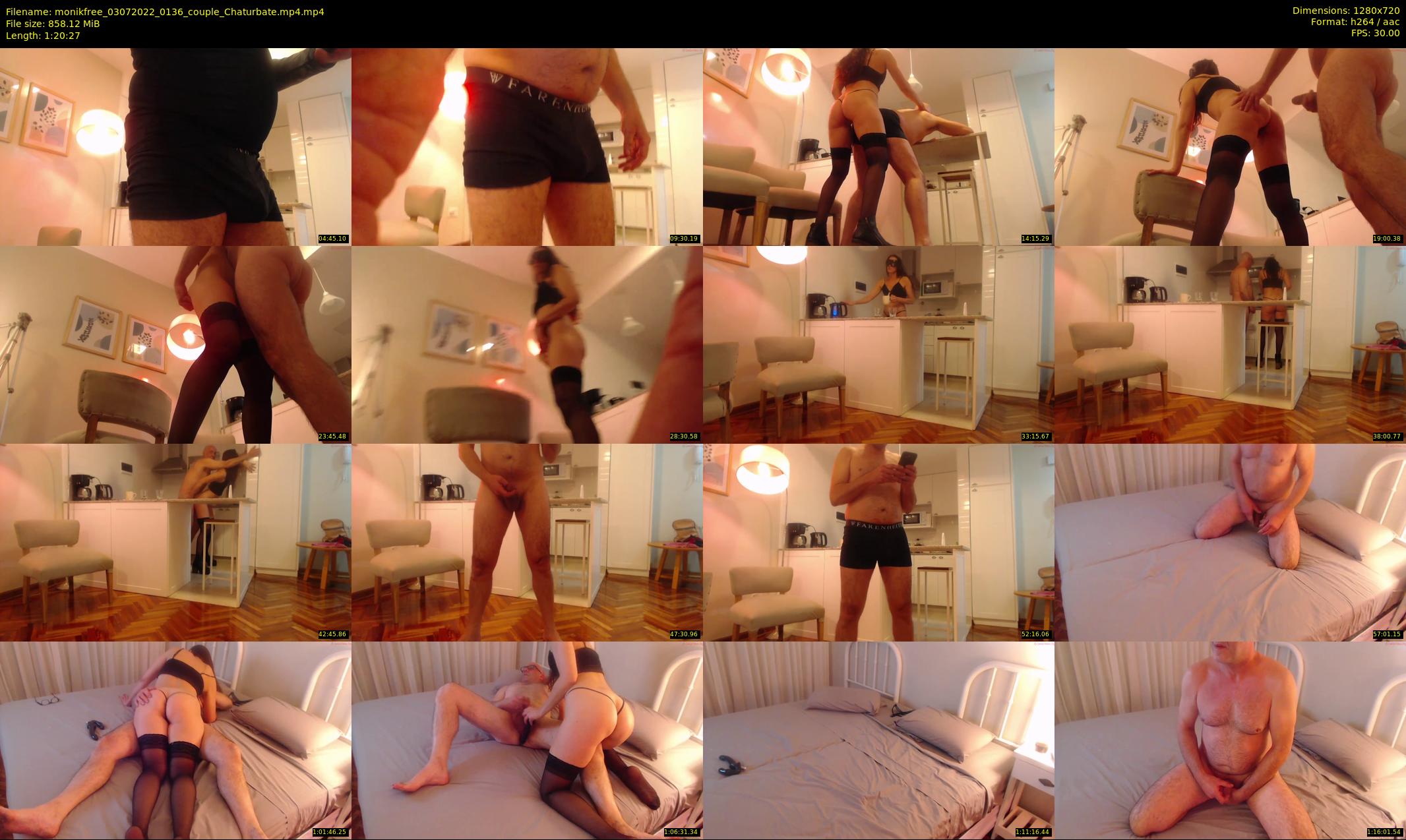 monikfree — 81 minute Chaturbate couple cam show recording, 720p, Jul 3, 2022