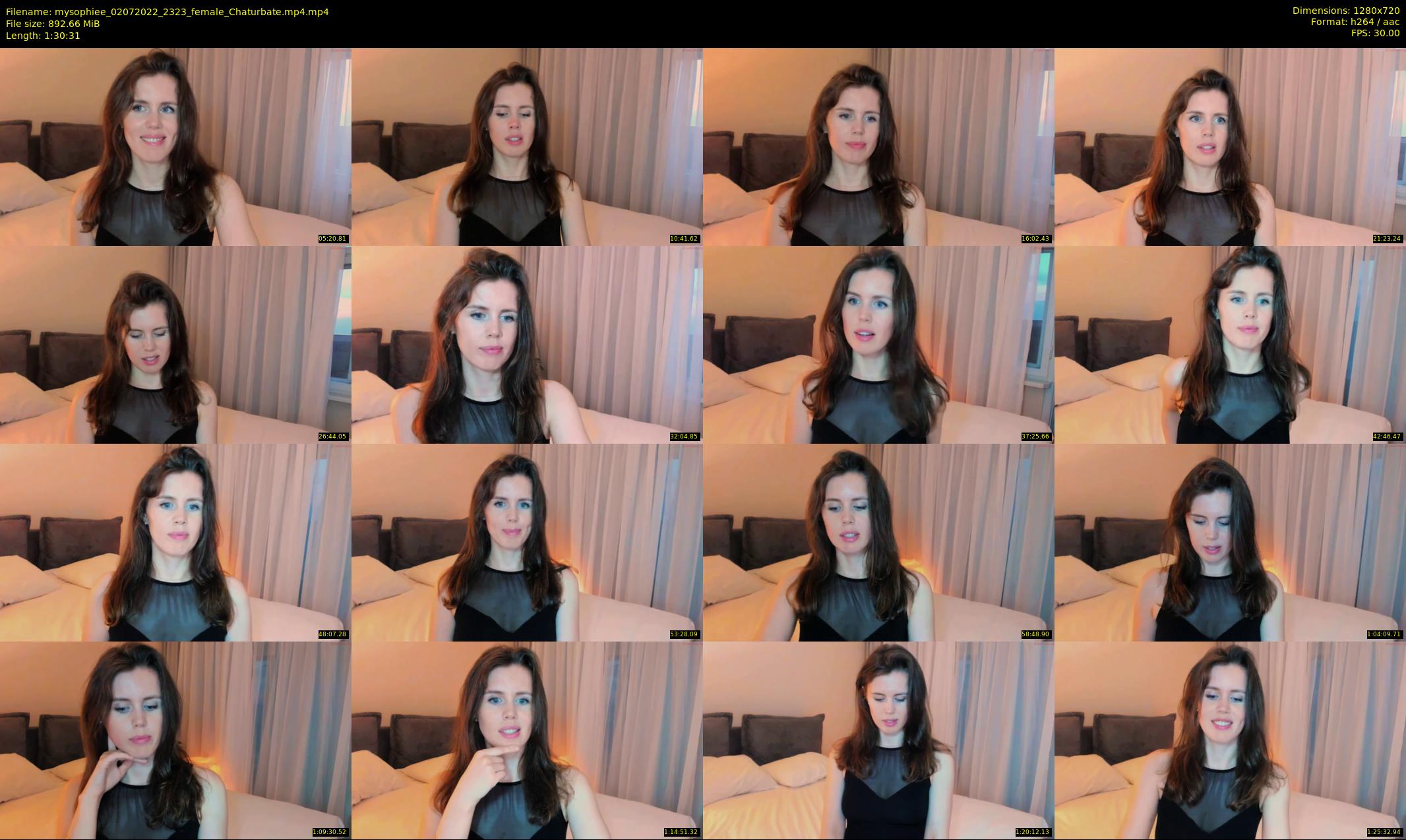 mysophiee — 91 minute Chaturbate female cam show recording, 720p, Jul 2, 2022