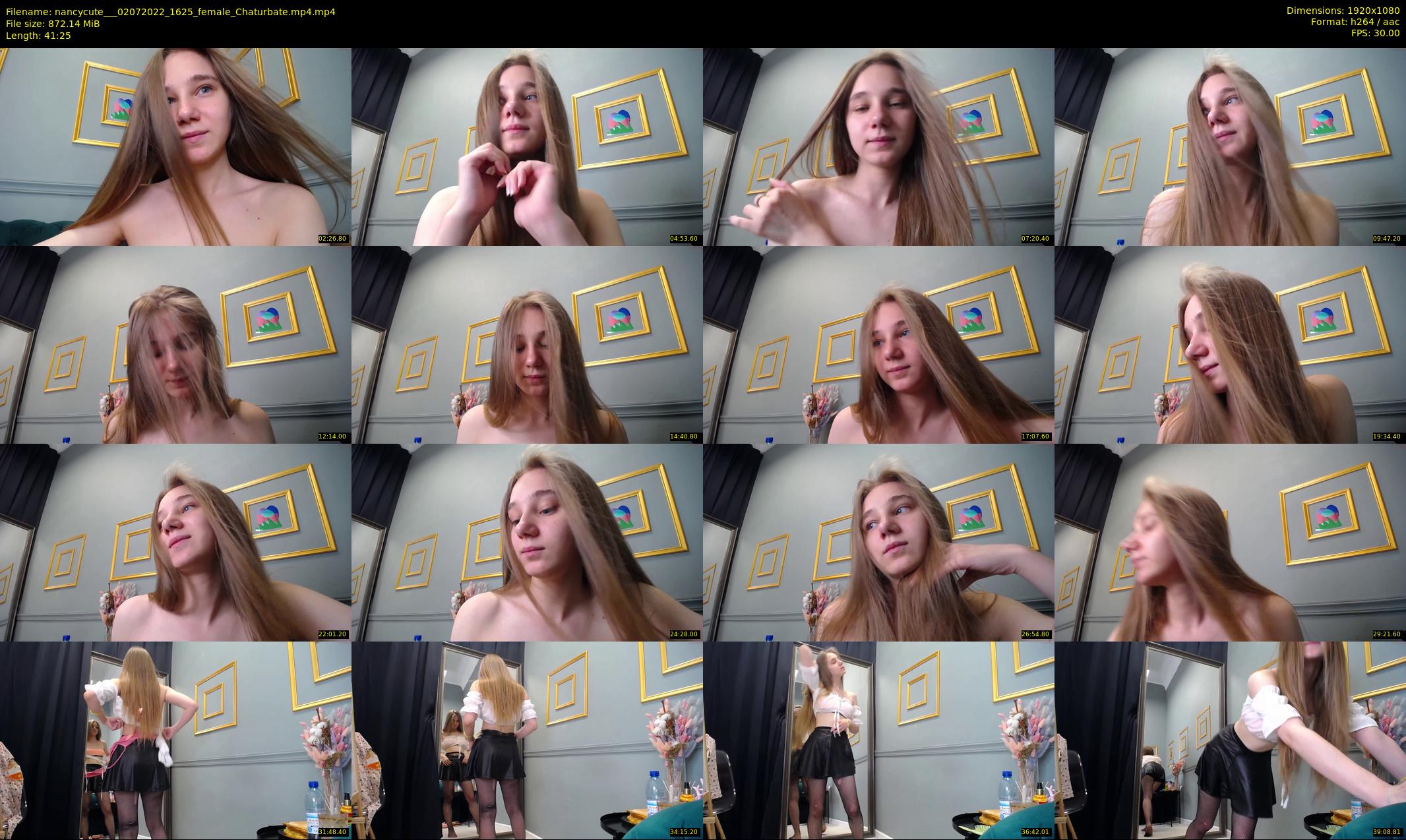 nancycute__ — 42 minute Chaturbate female cam show recording, 1080p, Jul 2, 2022