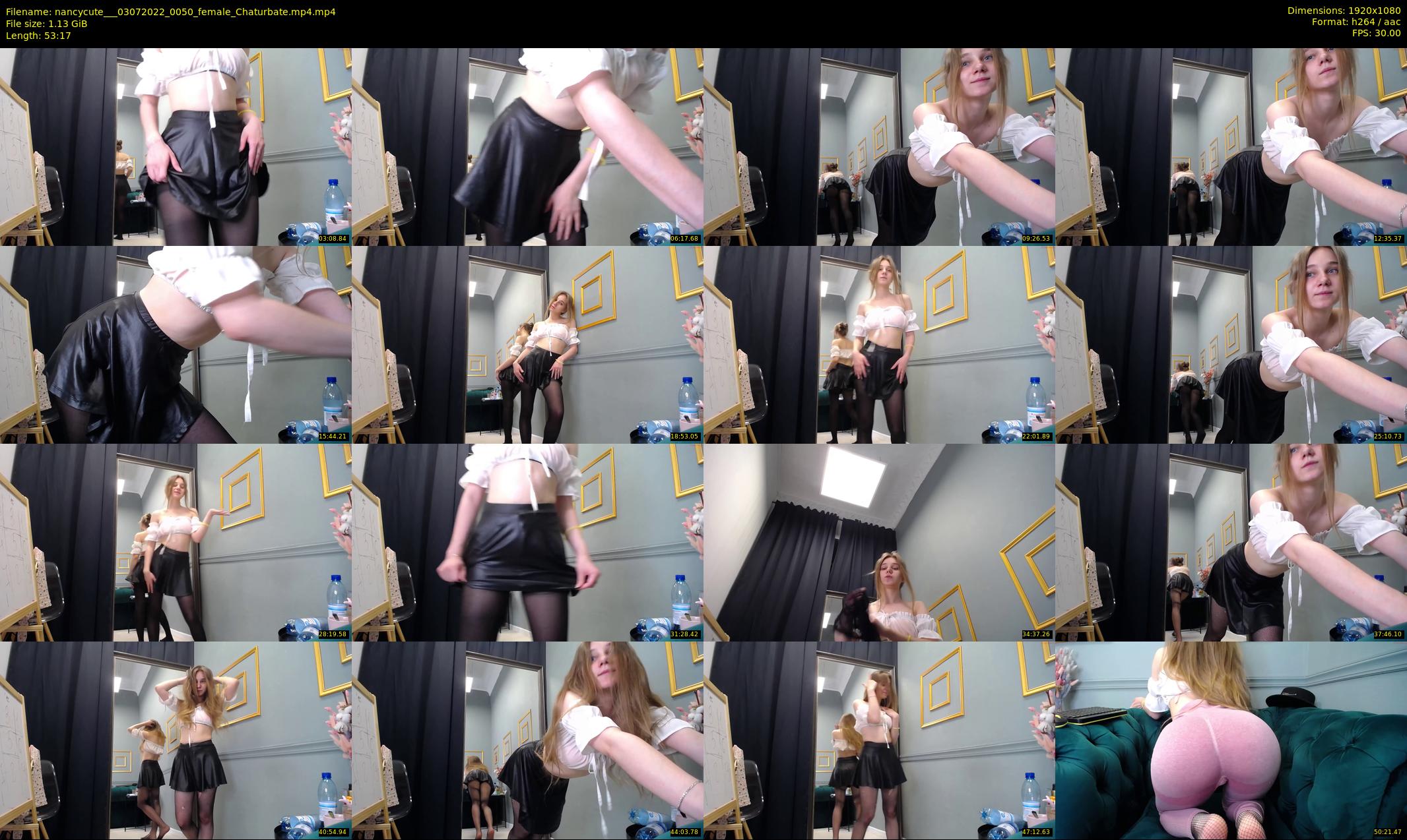nancycute__ — 54 minute Chaturbate female cam show recording, 1080p, Jul 3, 2022