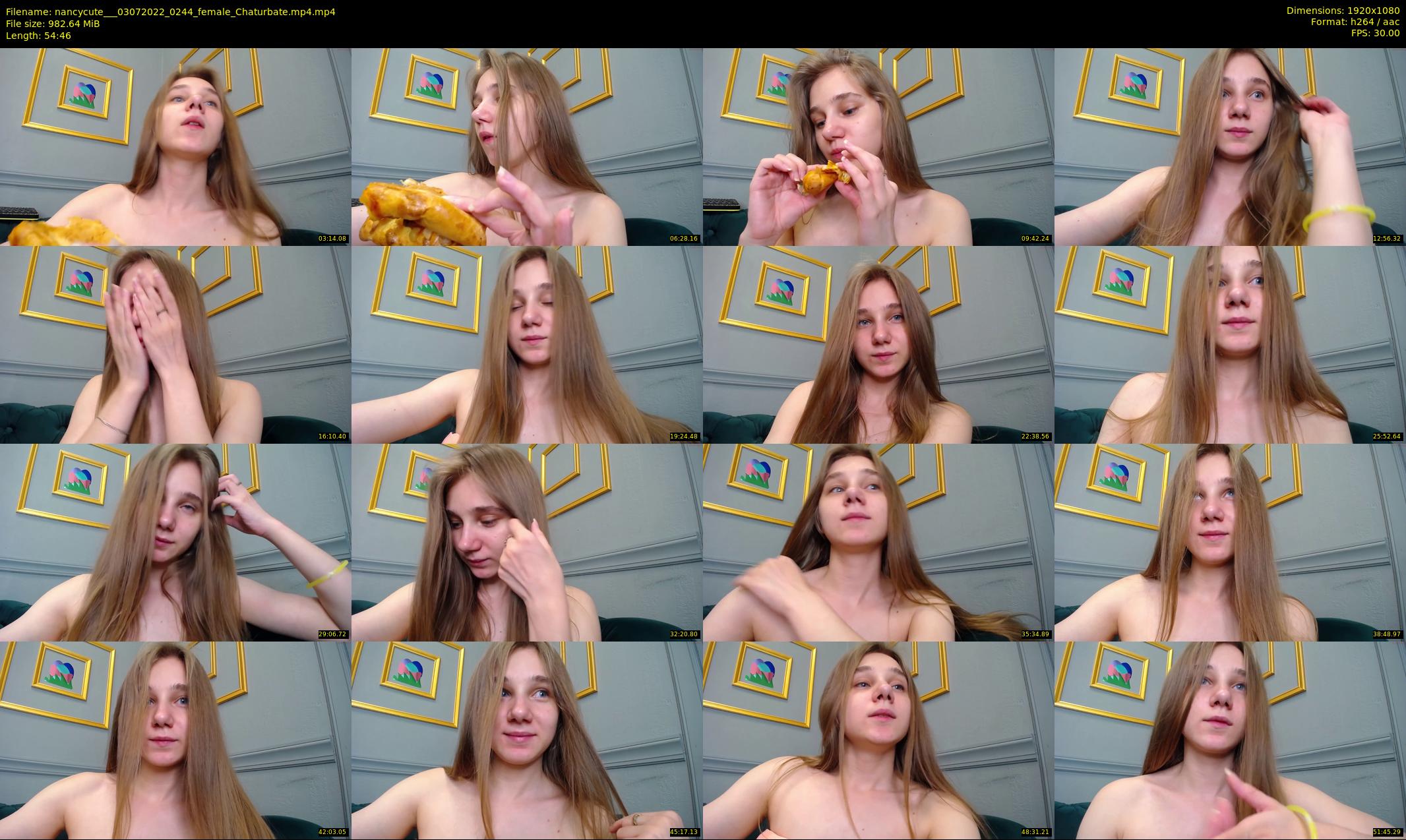 nancycute__ — 55 minute Chaturbate female cam show recording, 1080p, Jul 3, 2022