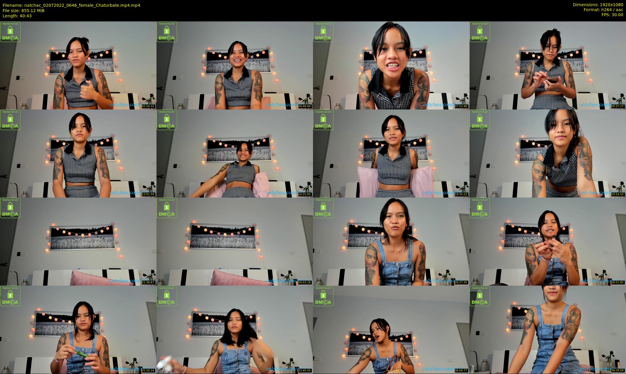 natchac — 41 minute Chaturbate female cam show recording, 1080p, Jul 2, 2022